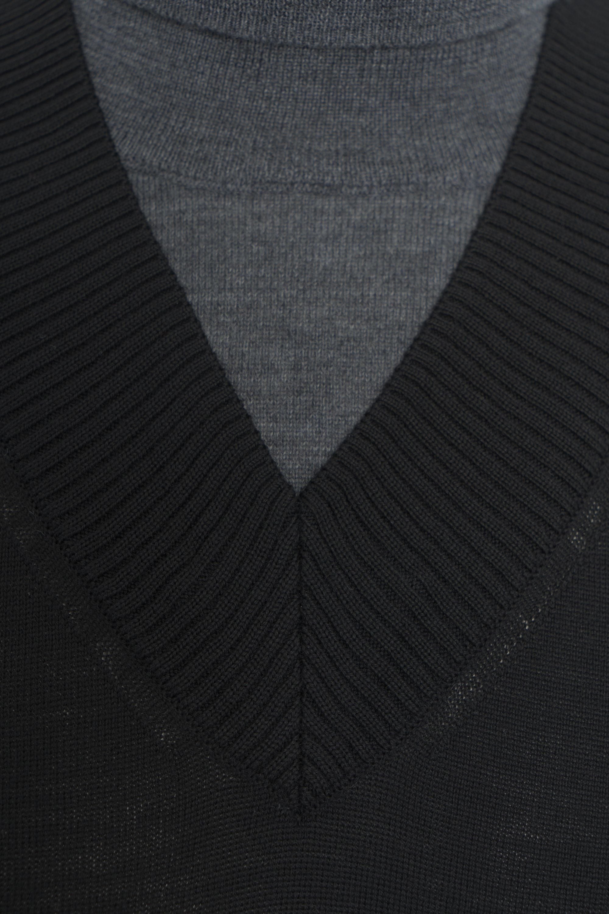 PAOLO PECORA V-Neck Knit Sweater for Men