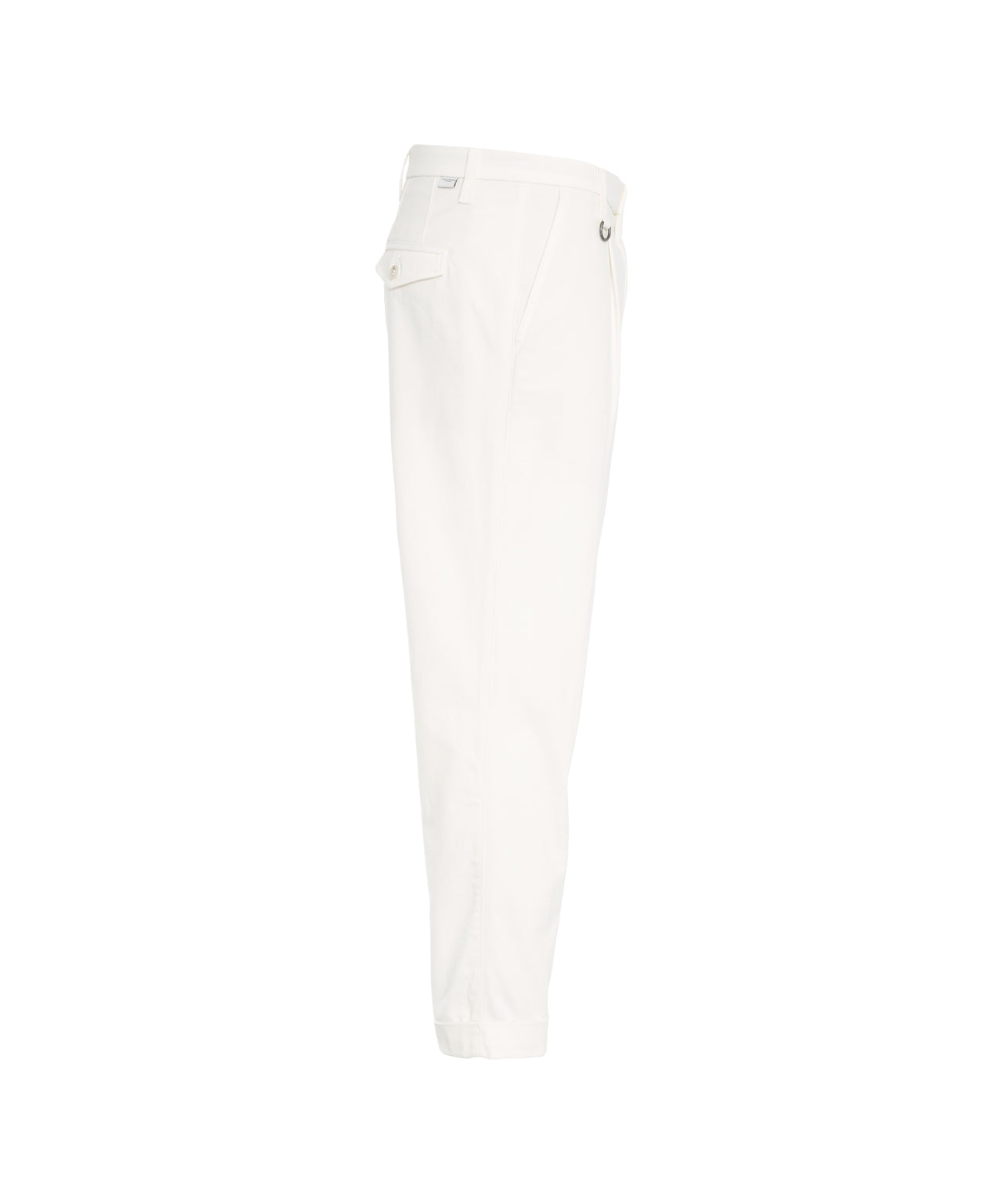 PAOLO PECORA Stylish Chino Trousers with Pleats - Men's Size Options Available