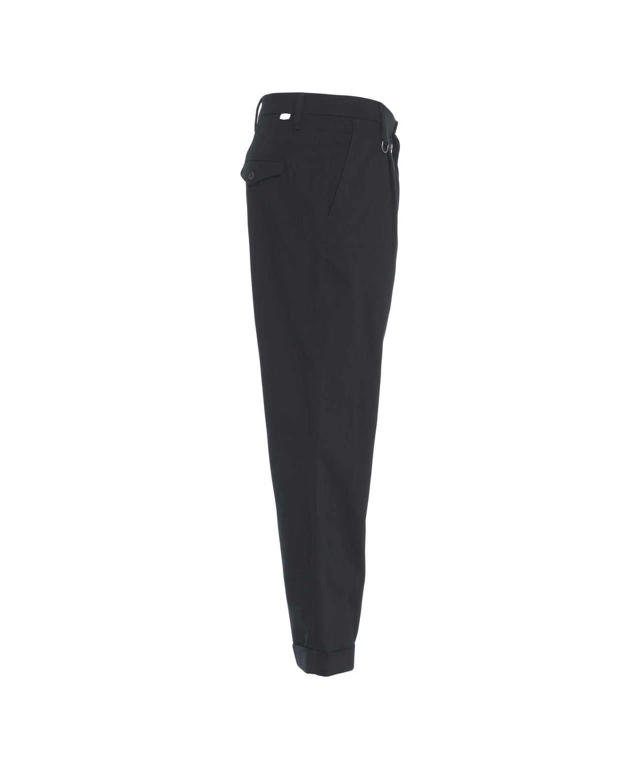 PAOLO PECORA Tailored Chino Trousers with Pleats