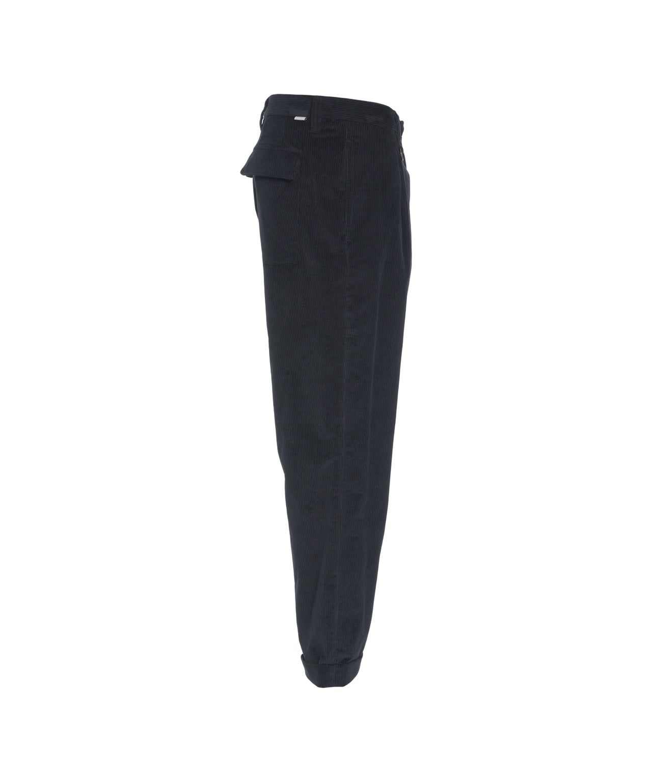 PAOLO PECORA Elegant Pleated Corduroy Trousers for Men