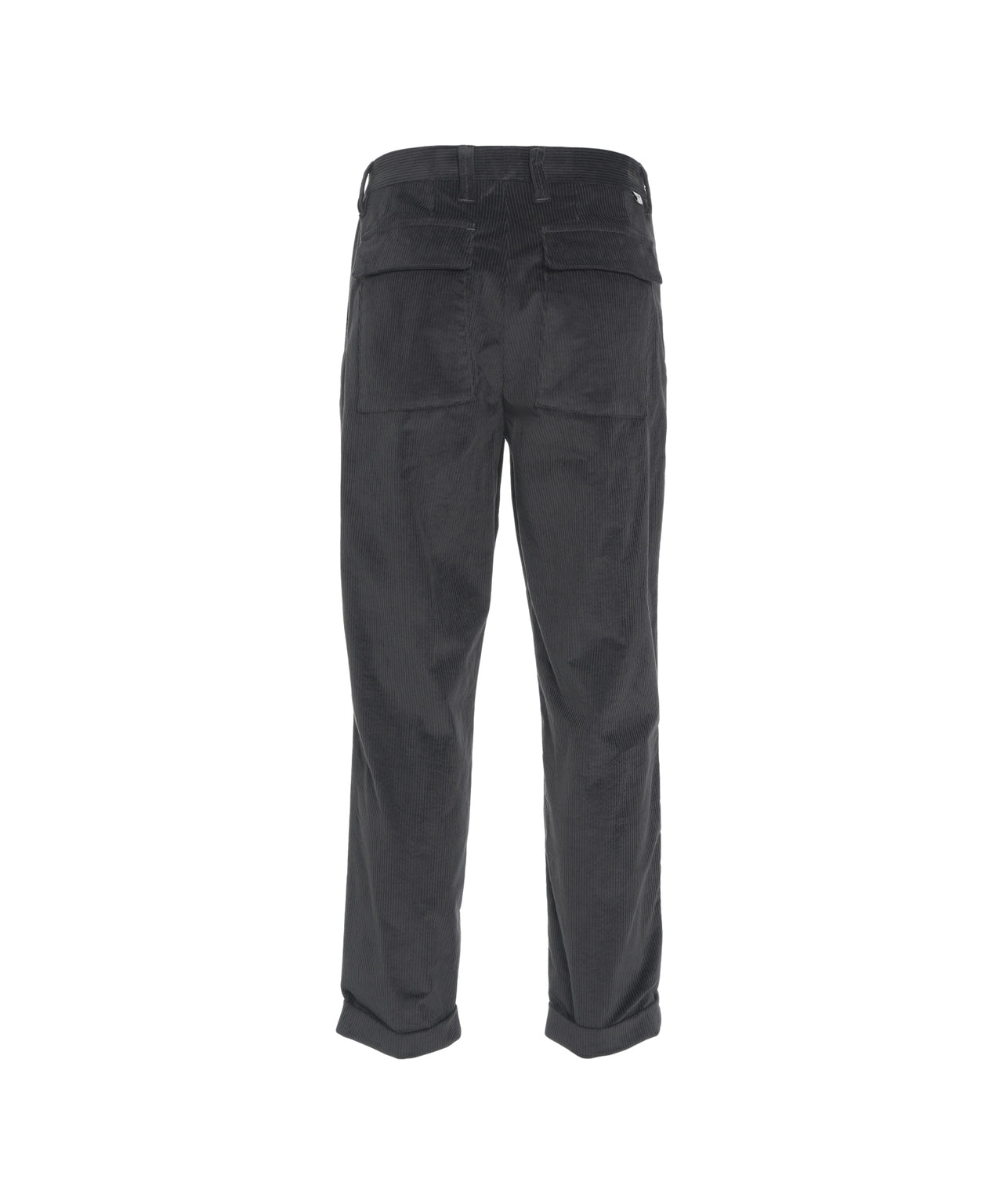 PAOLO PECORA Classic Fit Corduroy Trousers with Pleats - FW25