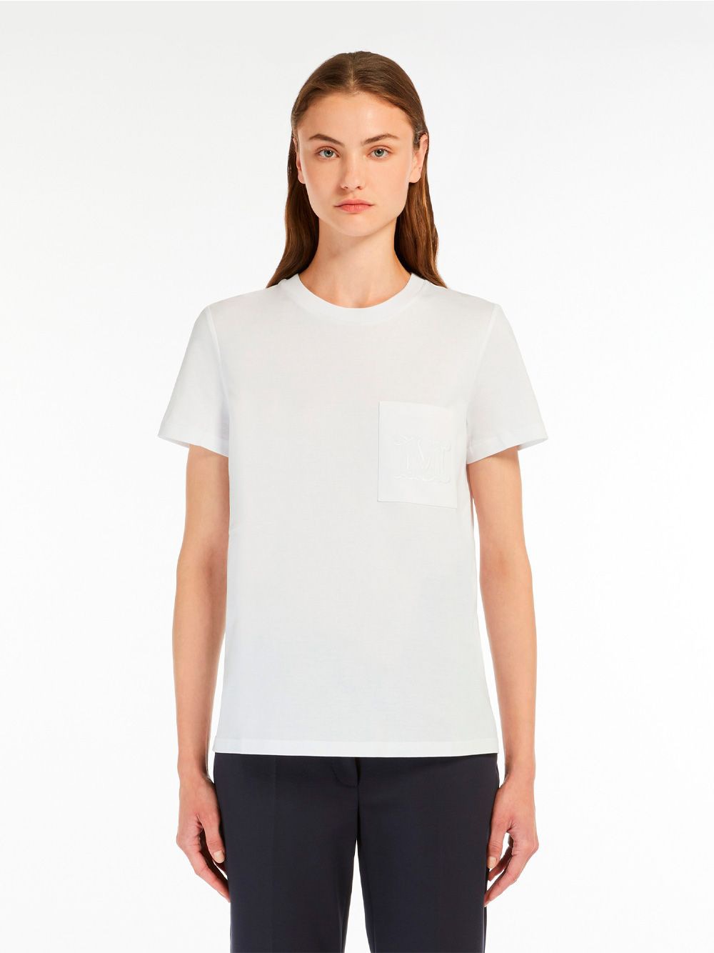 MAX MARA Monogram Cotton T-Shirt for Women