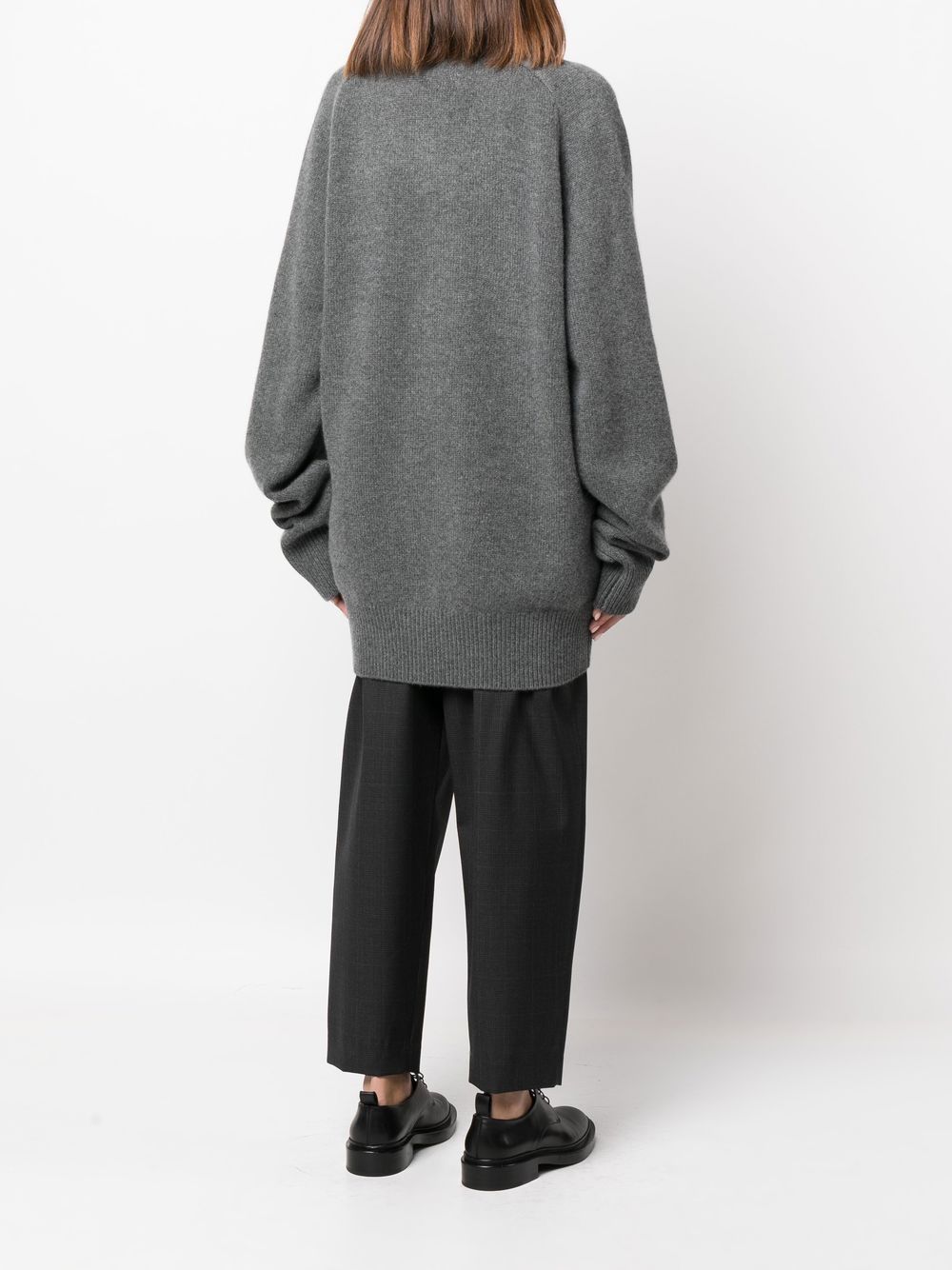 EXTREME CASHMERE Cashmere Cardigan with V-Neck and Front Pockets