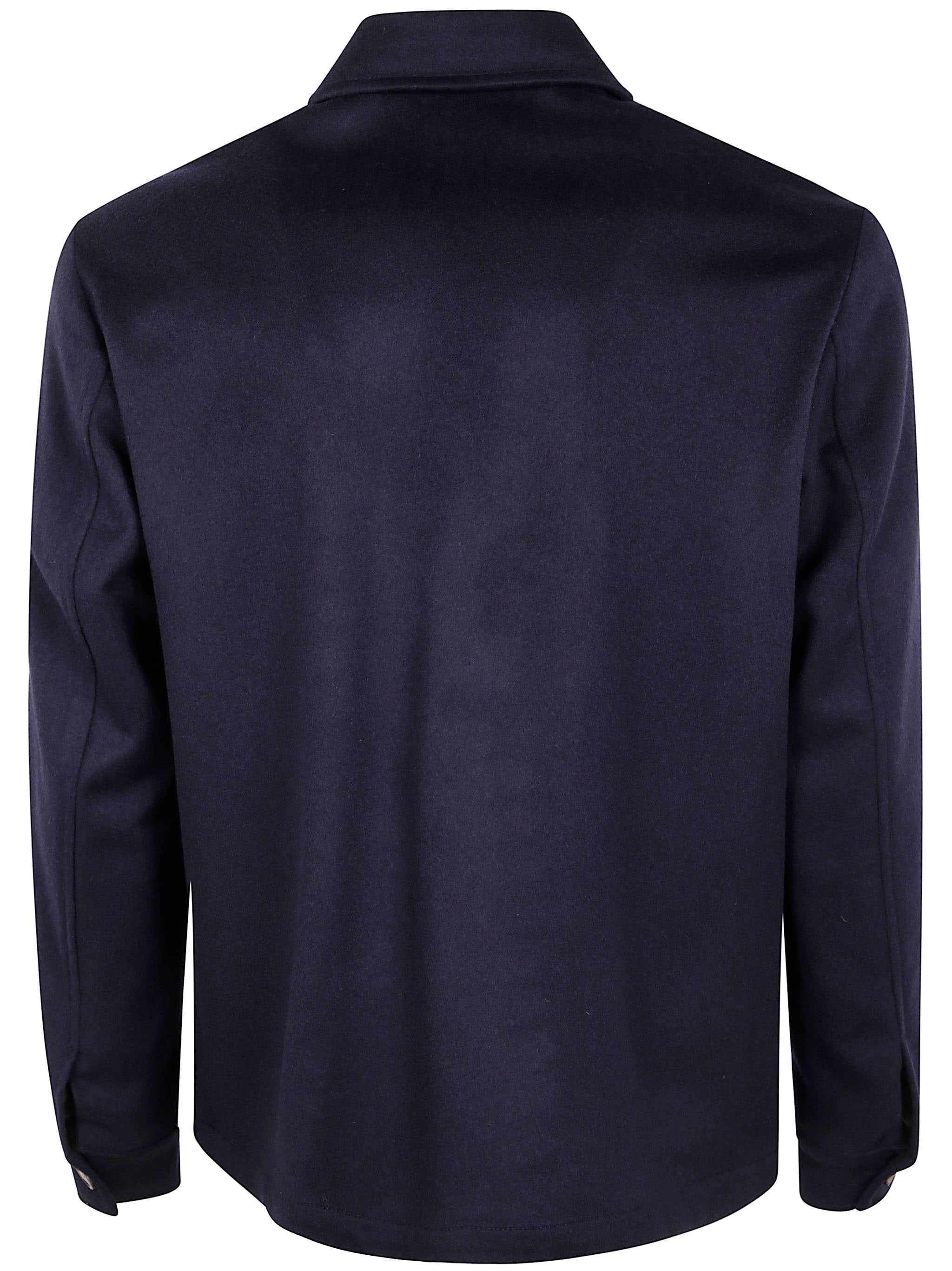 BARBA Napoli Men's Wool Shirt Jacket