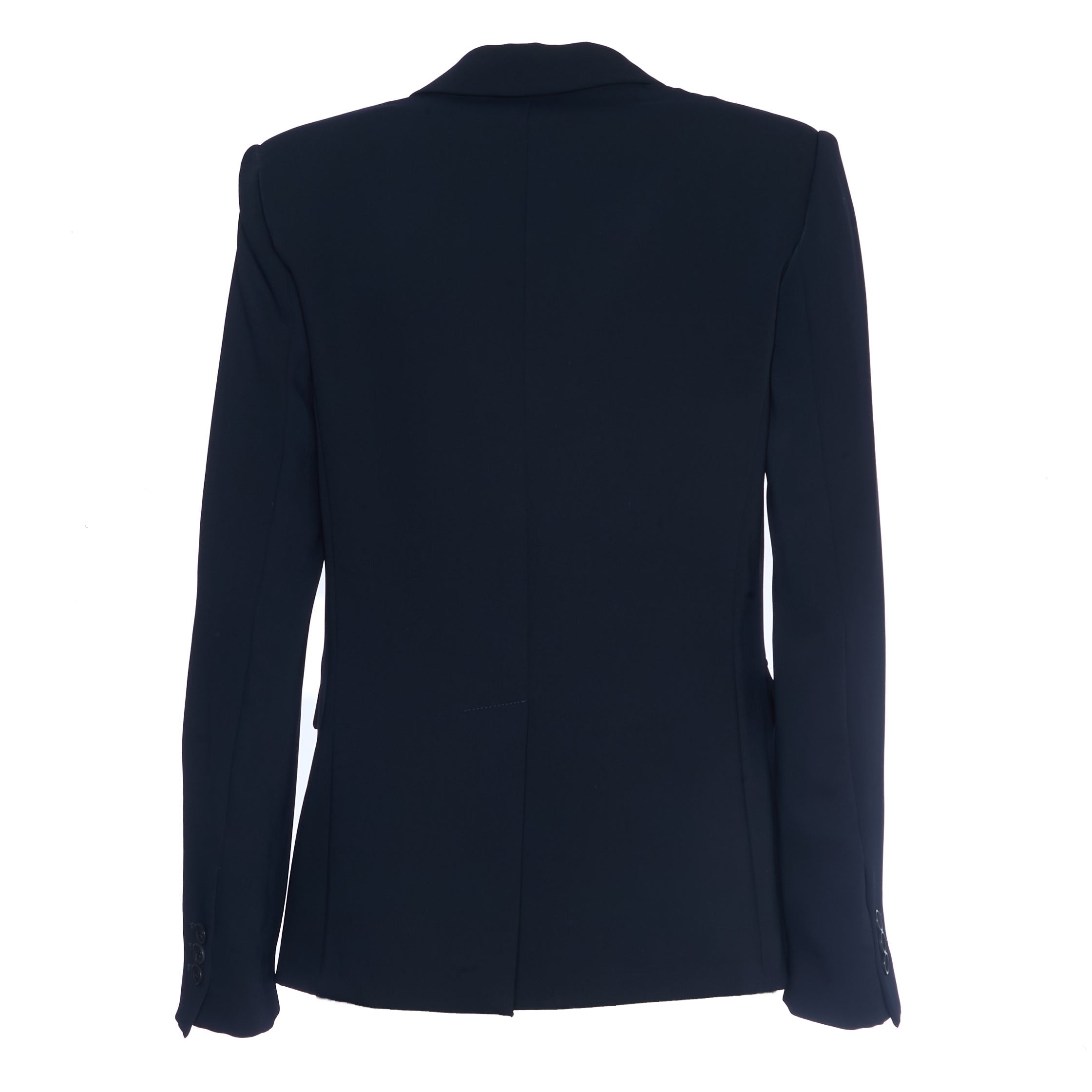 PAROSH Sophisticated Single-Breasted Blazer - 72 cm Length