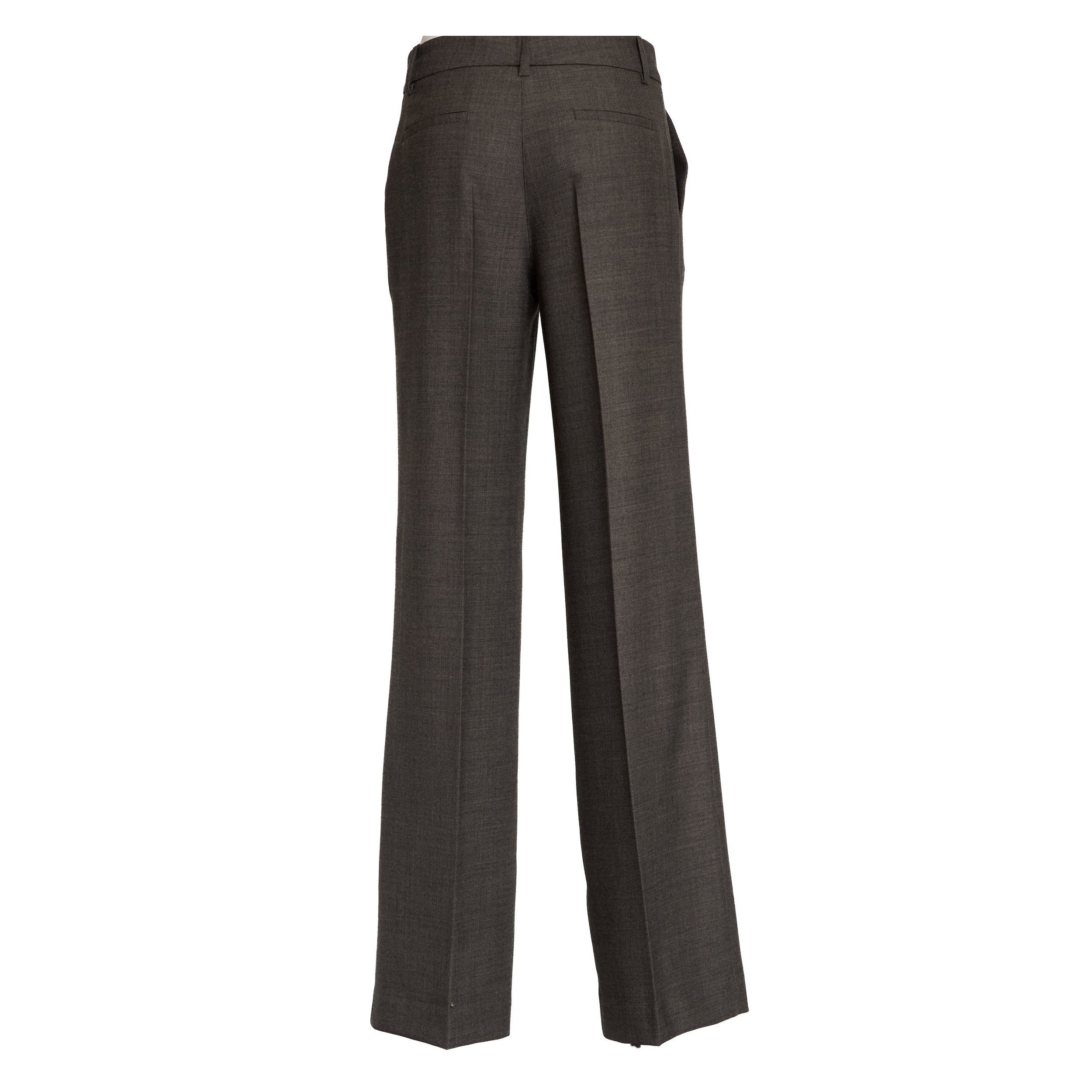 PAROSH Wide Straight Leg Trousers - Regular Fit