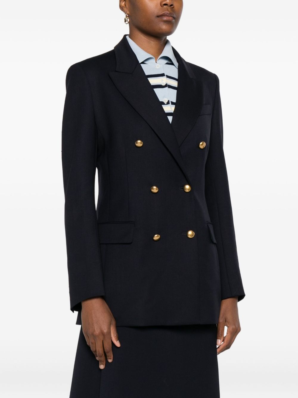 PAROSH Double-Breasted Blazer for Women - Fall Winter 2025