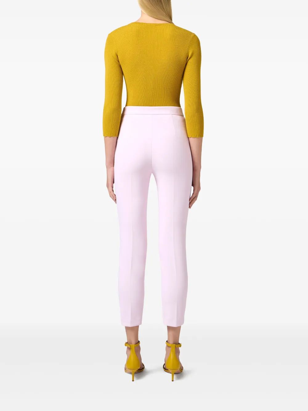 ELISABETTA FRANCHI Chic Women's Pants with Stylish Accents