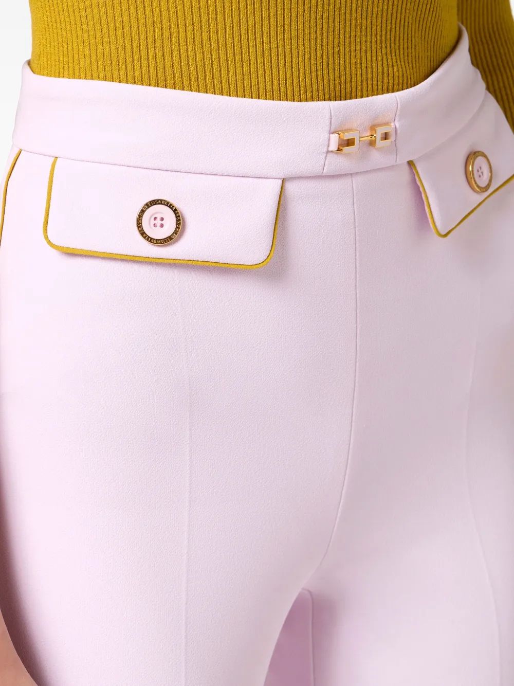 ELISABETTA FRANCHI Chic Women's Pants with Stylish Accents