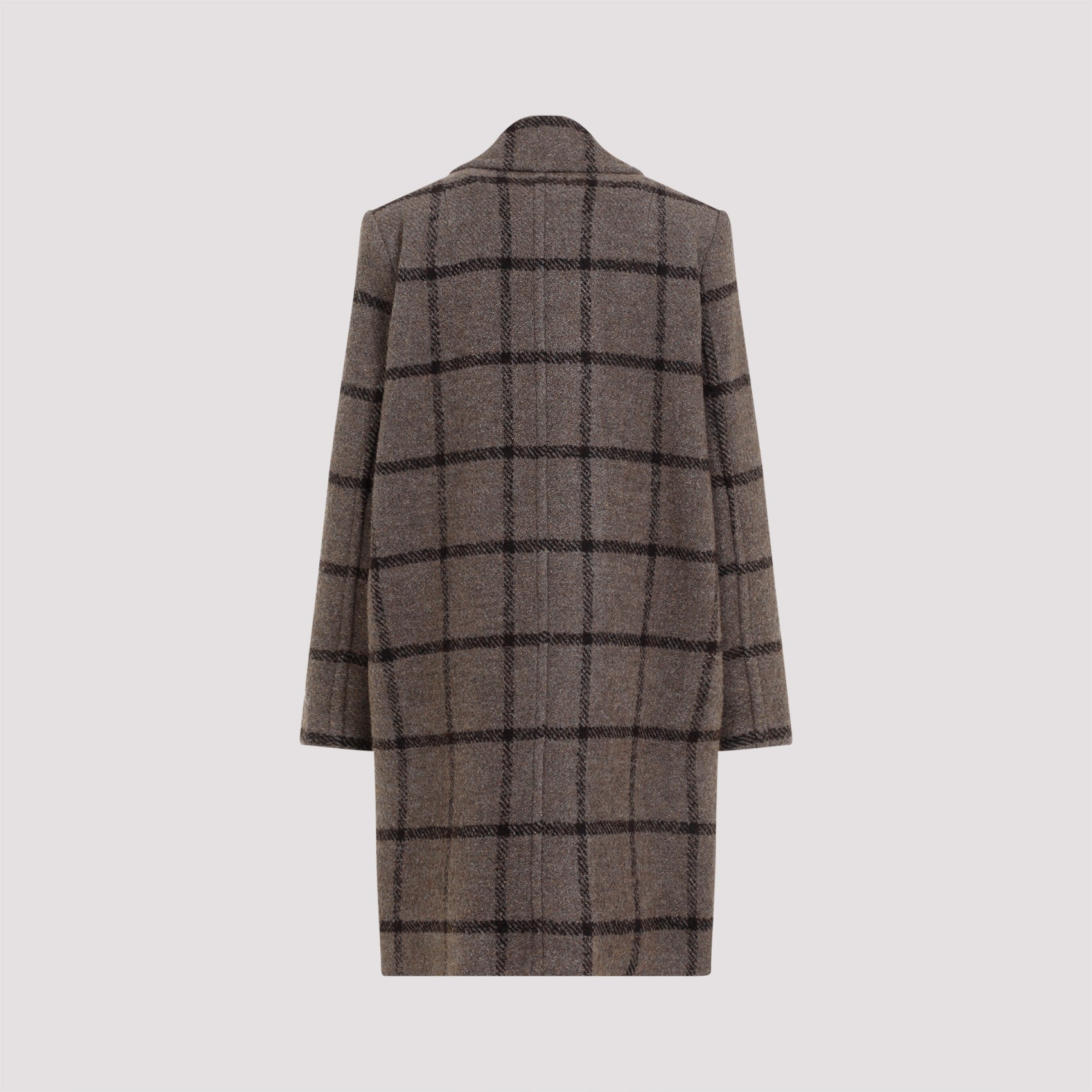 PATOU Elegant Grey Checkered Jacket