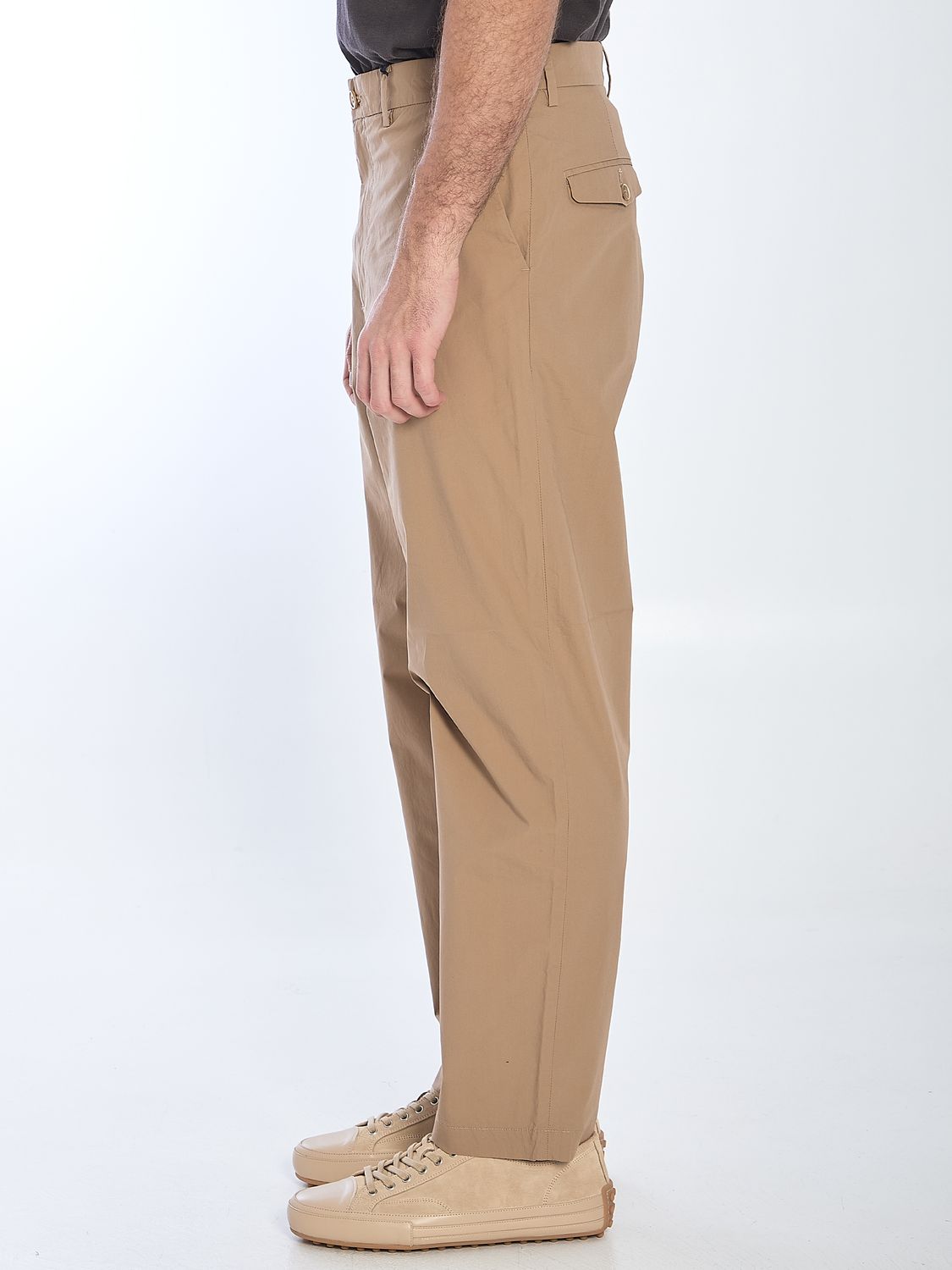 BARENA Mid-Rise Straight Leg Trousers for Men - Size 48