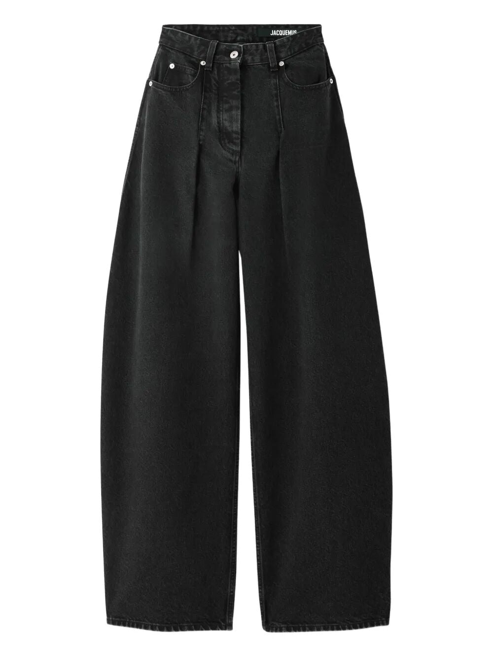 JACQUEMUS High-Rise Wide-Leg Denim Pants