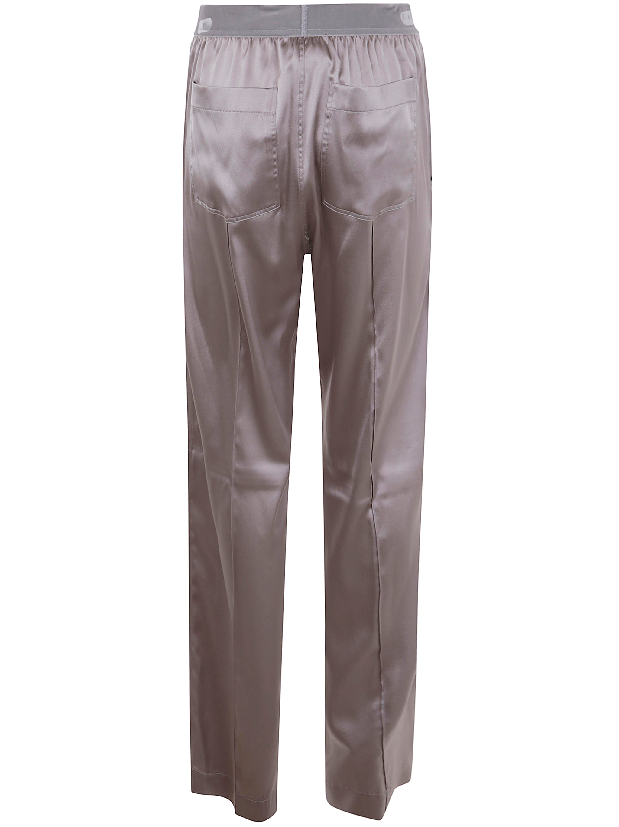 TOM FORD Elegant Stretch Silk Satin Pajama Trousers