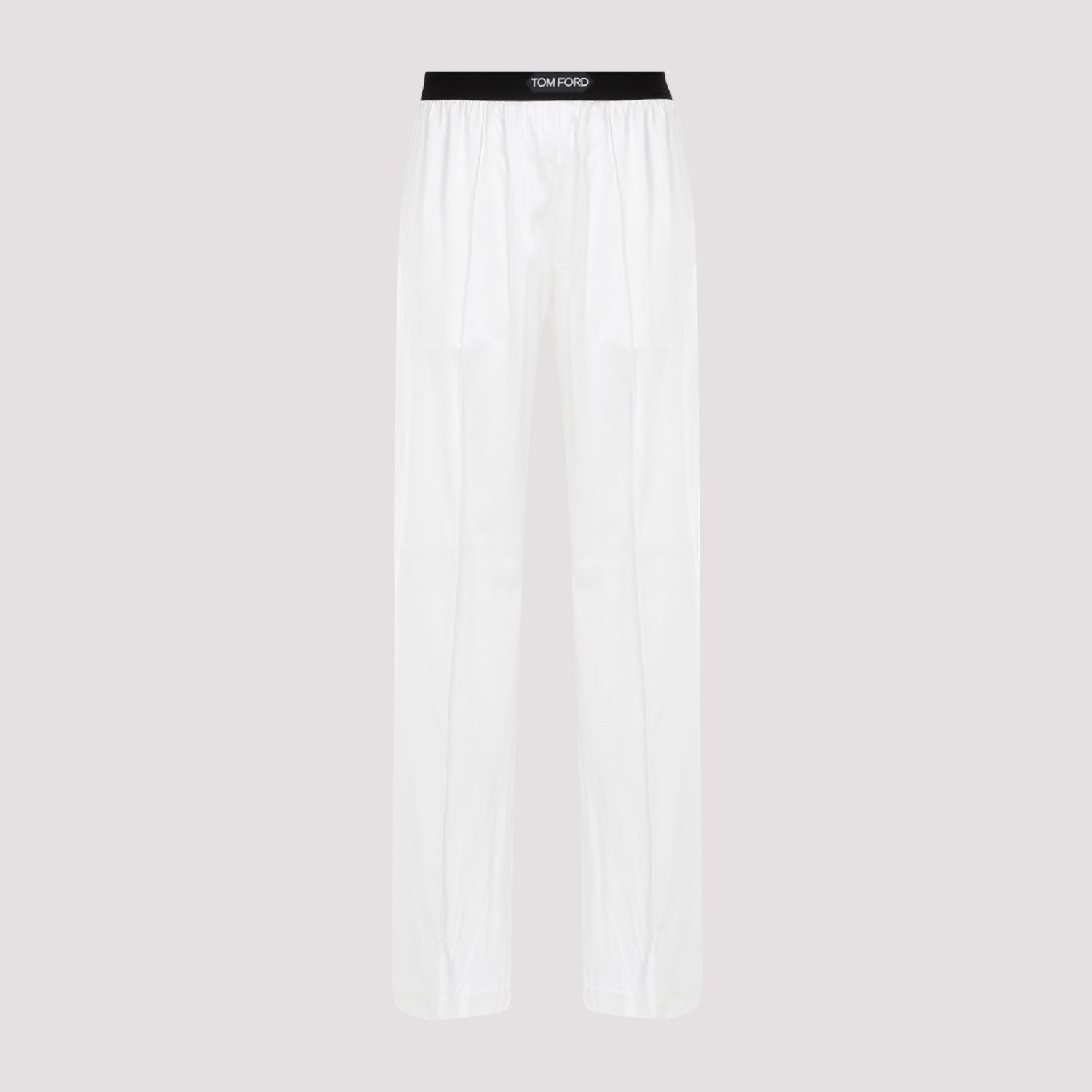 TOM FORD Logo Patch Straight Leg Trousers - Women