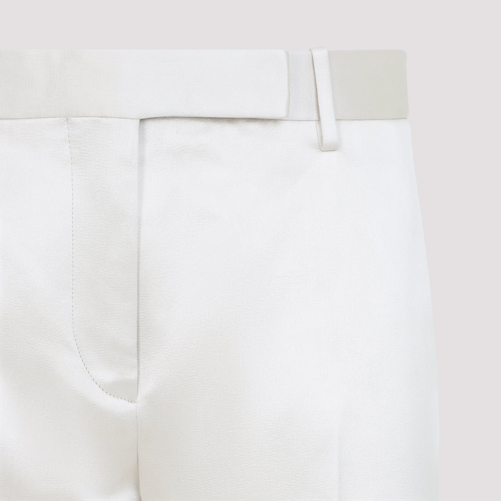 TOM FORD Cotton Blend Flared Straight Pants