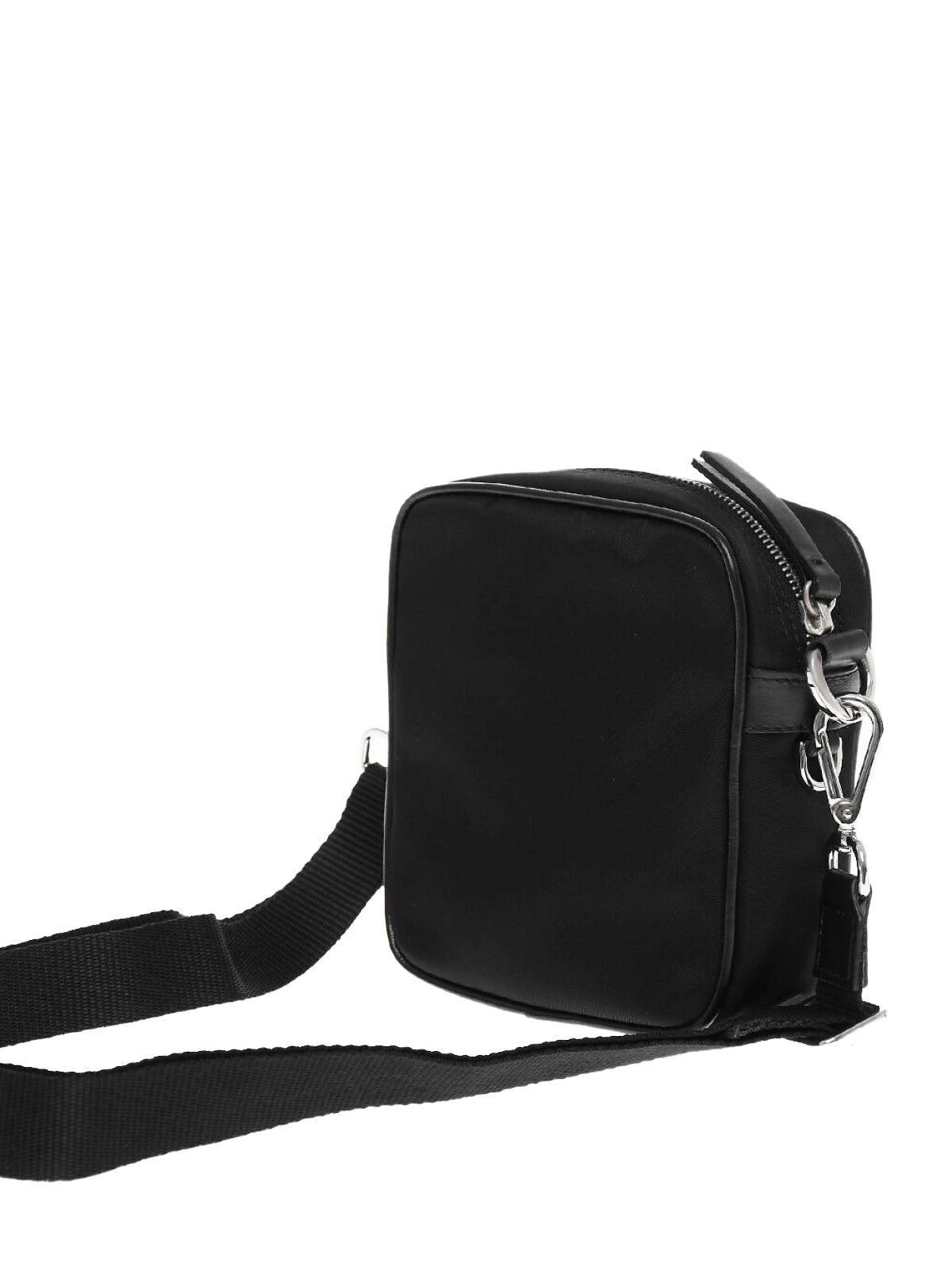 NEIL BARRETT Bearbrick Logo Mini Nylon Twill Crossbody Handbag 16X15X6 CM