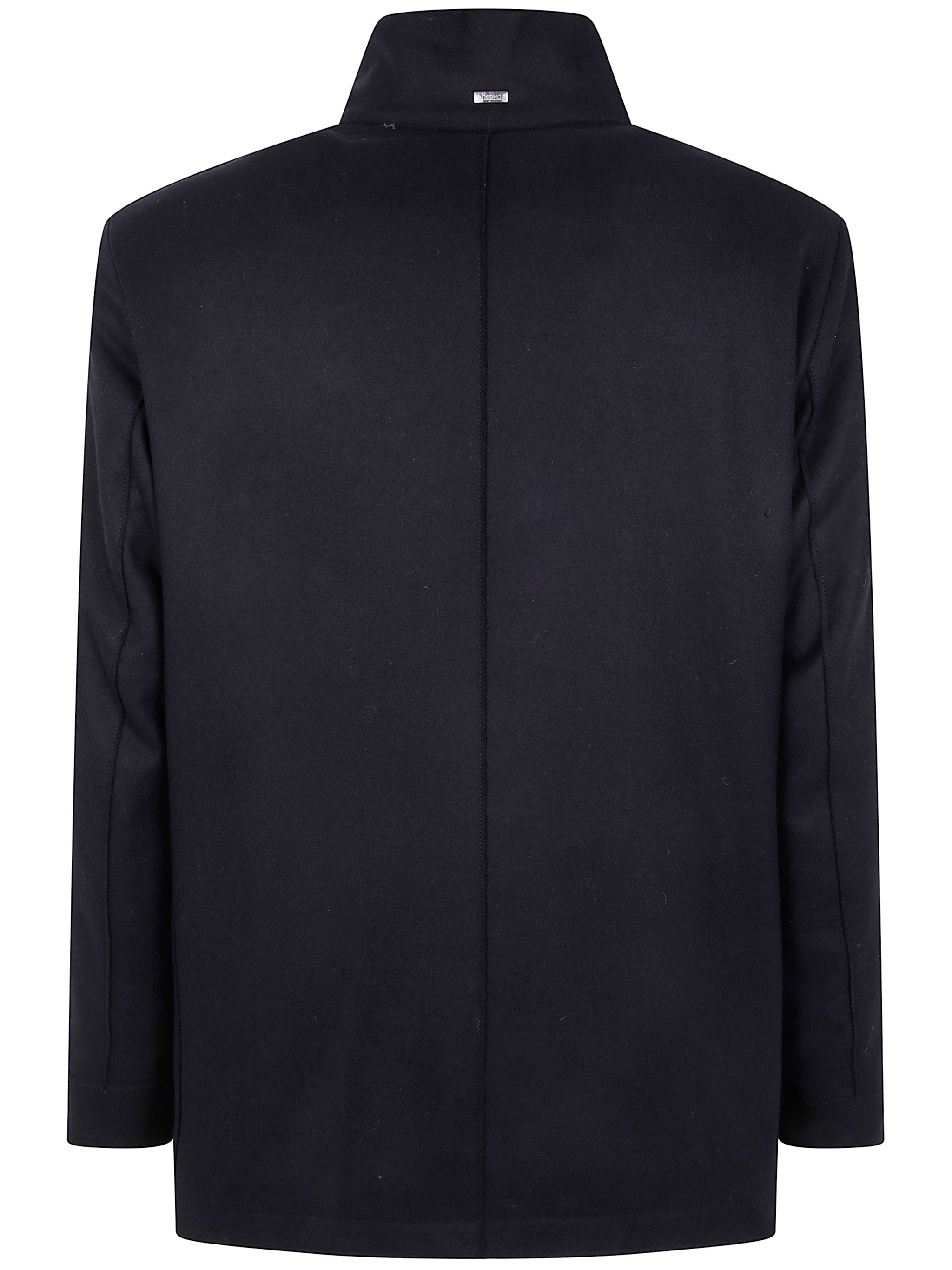 HERNO Military Short Peacoat Jacket for Men