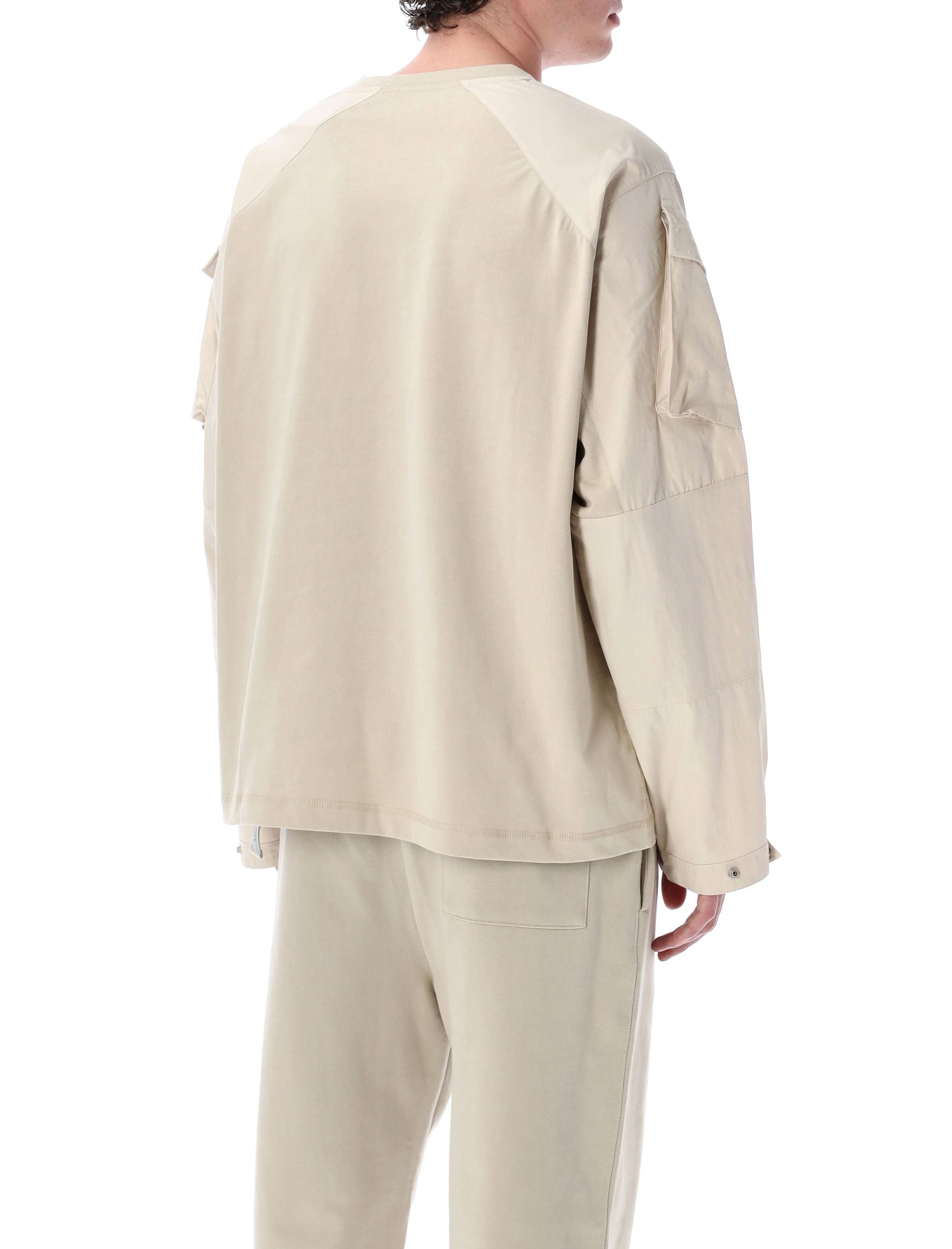 OAMC Cargo T-Shirt for Men - Loose Fit, Long Sleeves, Size L