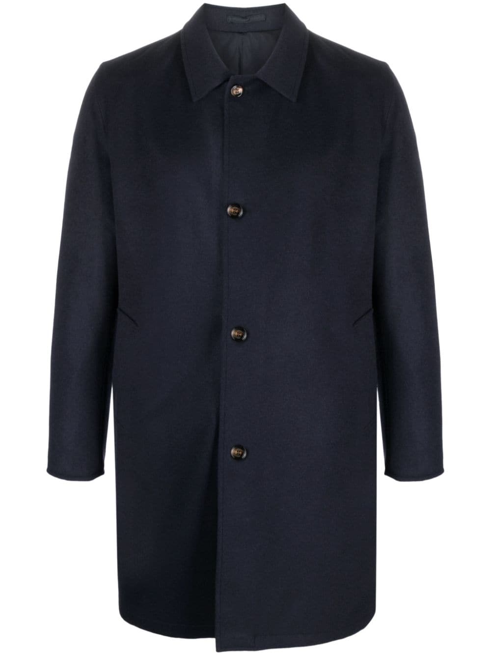 KIRED Cashmere Spread-Collar Single-Breasted Jacket for Men