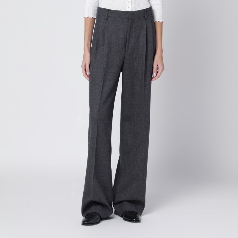 TAGLIATORE Pleated Wool-Blend Trousers for Women