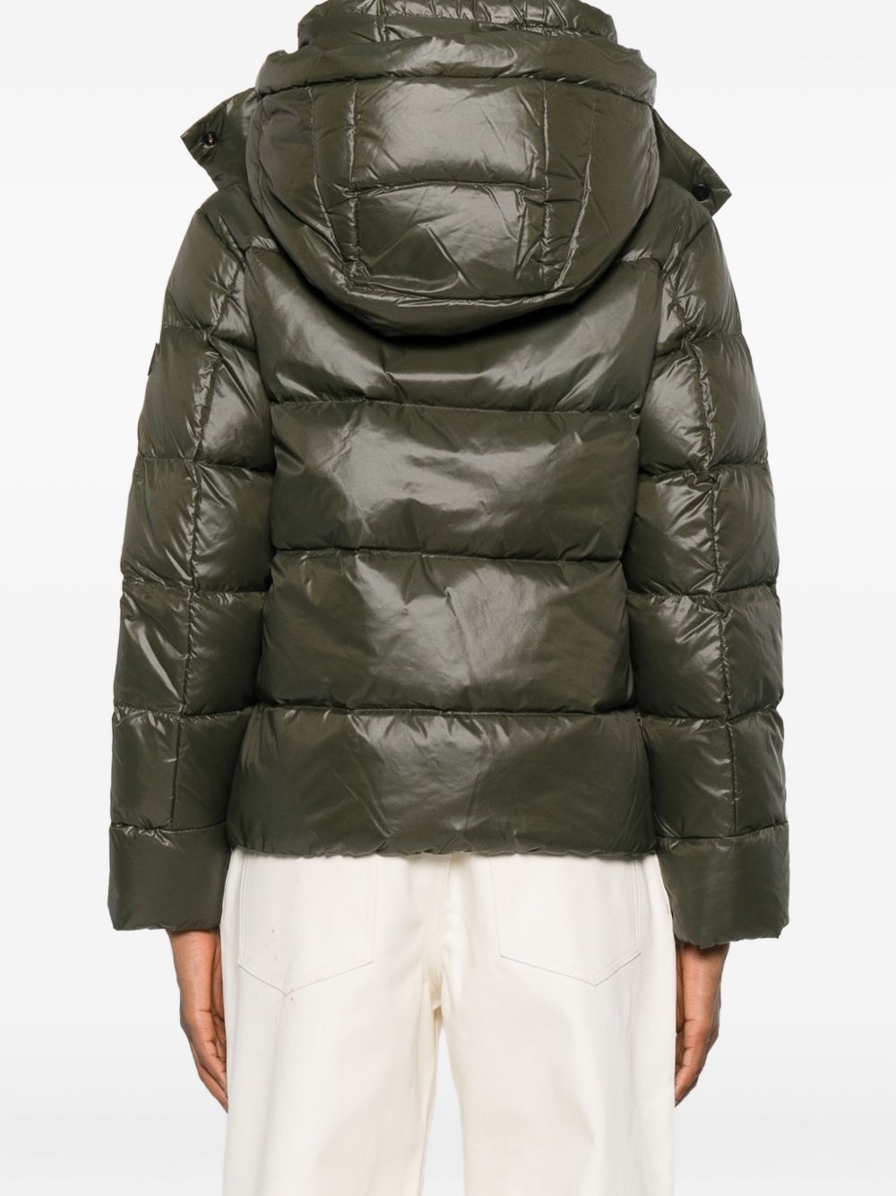 PEUTEREY Padded Detachable Hood Jacket for Women