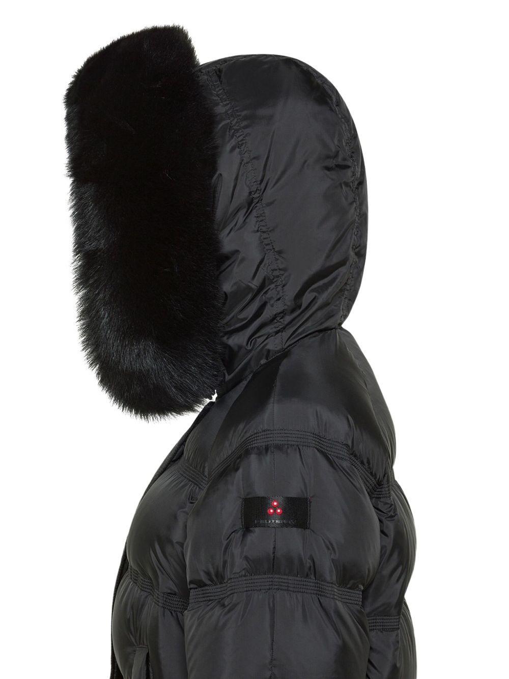 PEUTEREY Quilted Fur-Trimmed Jacket for Women