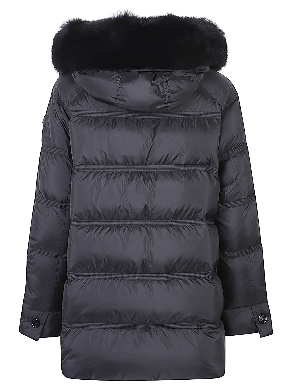 PEUTEREY Quilted Fur-Trimmed Jacket for Women