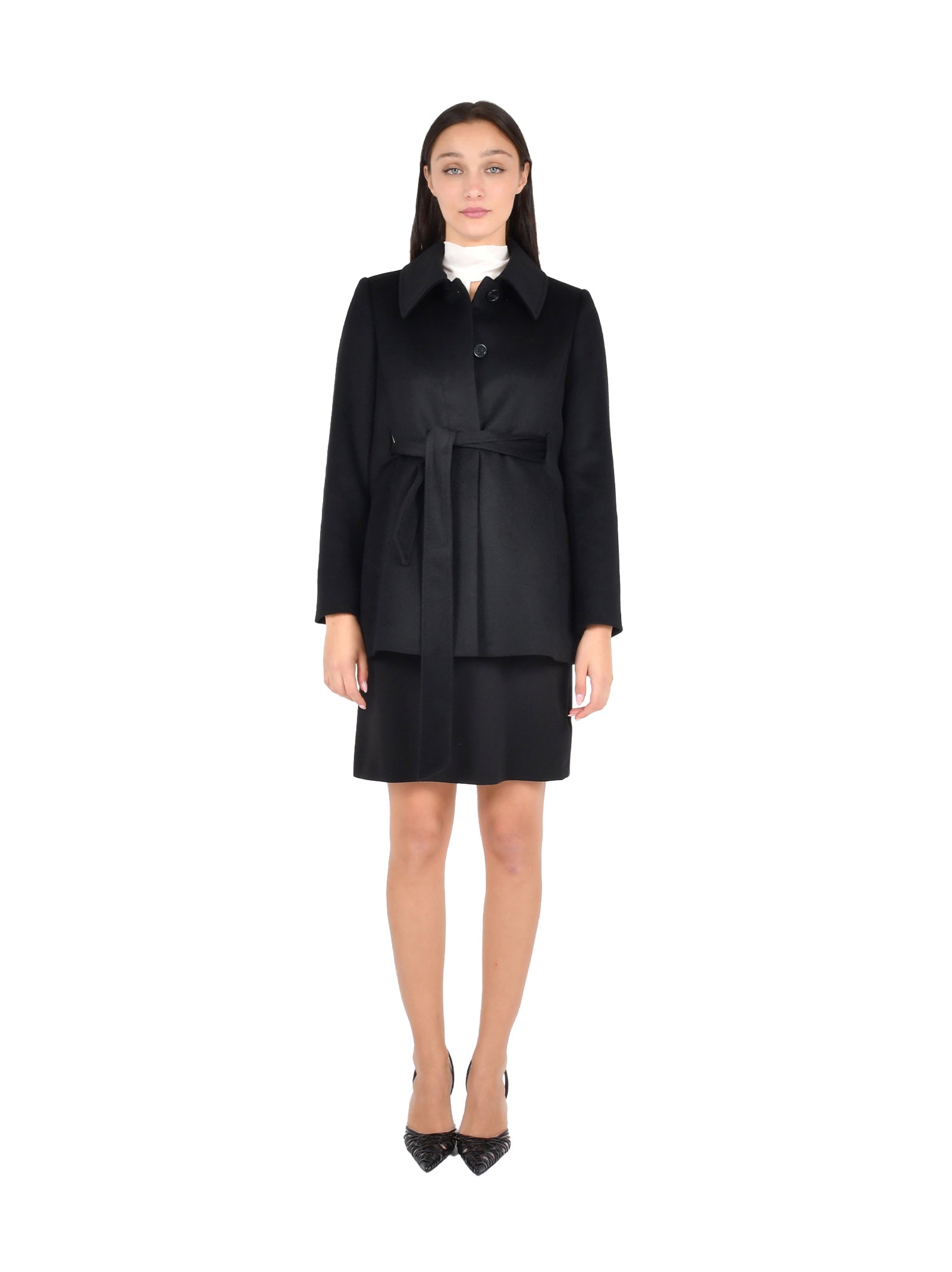 PENNYBLACK Tailored Women’s Coat with Waist Belt