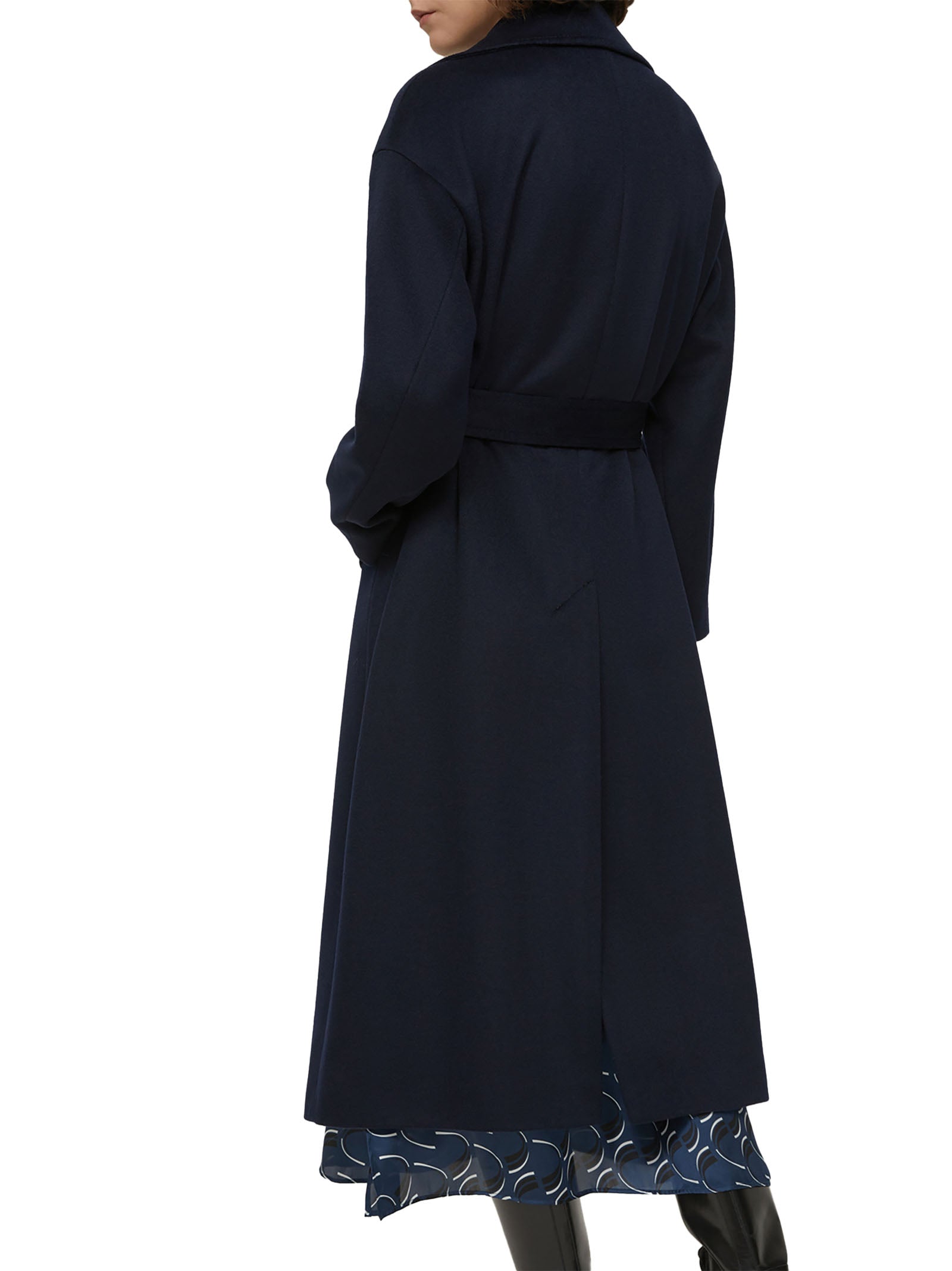 PENNYBLACK Double-Breasted Wool Coat with Belted Waist