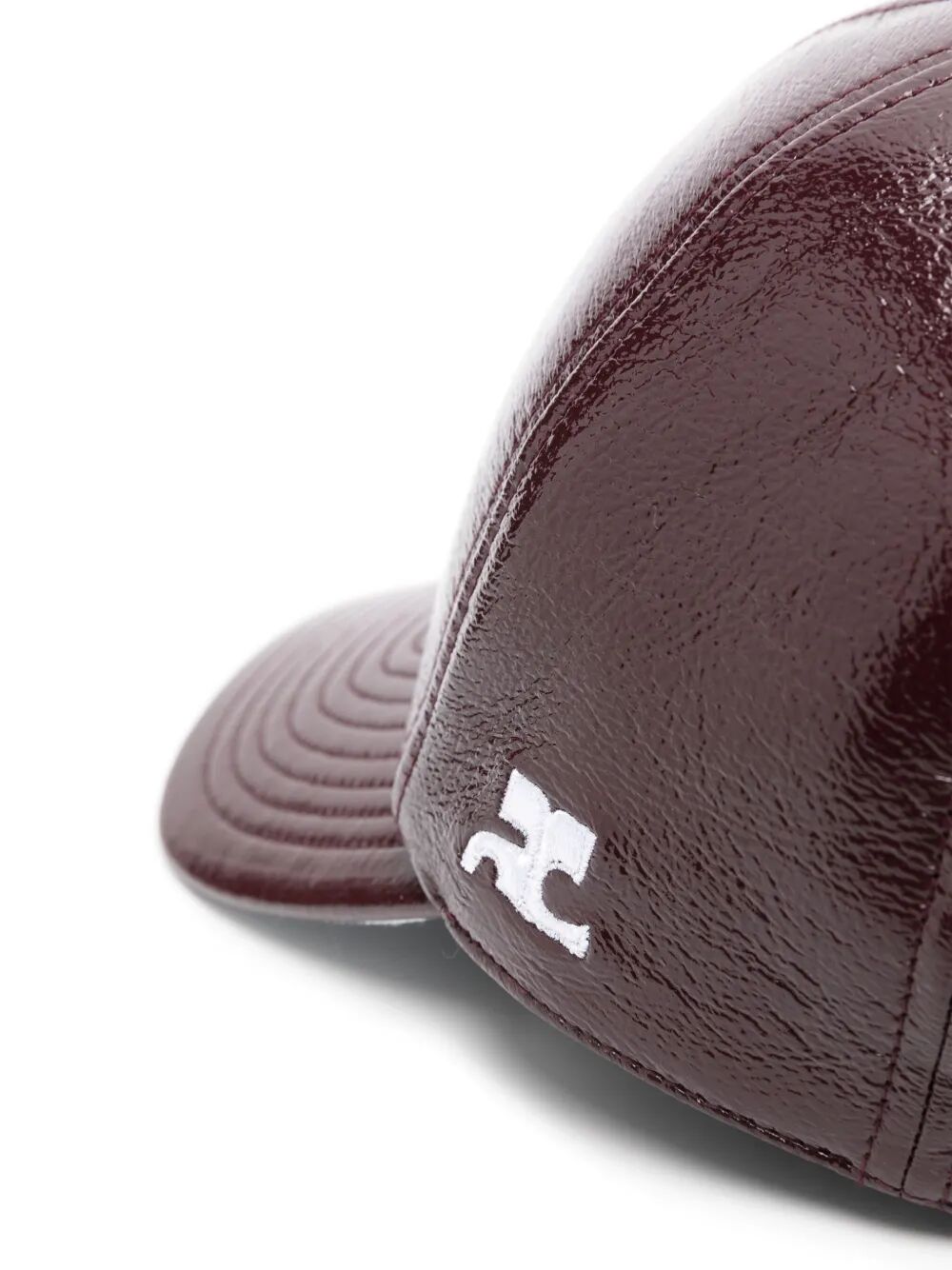 COURREGÈS Vinyl Mini Cap for Women