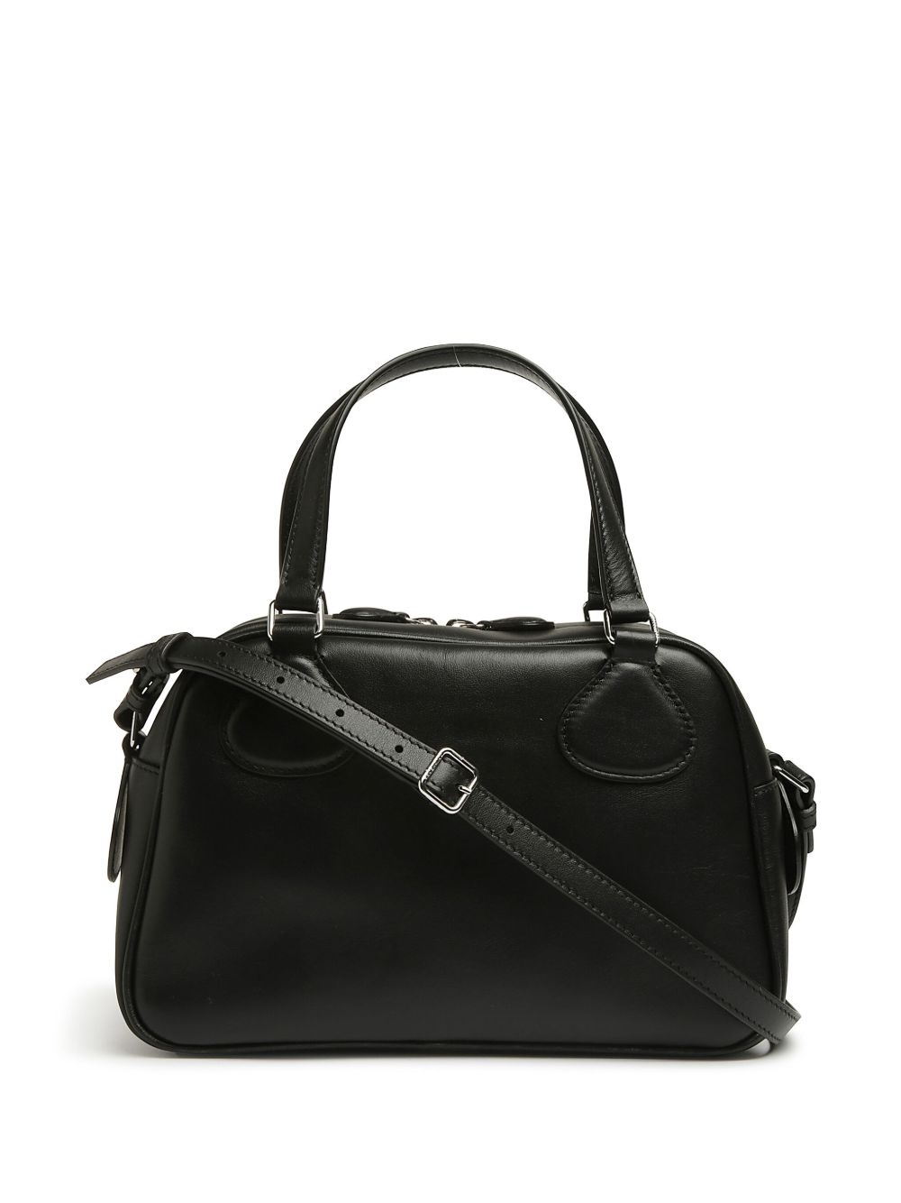 COURREGÈS Leather Bowling Handbag