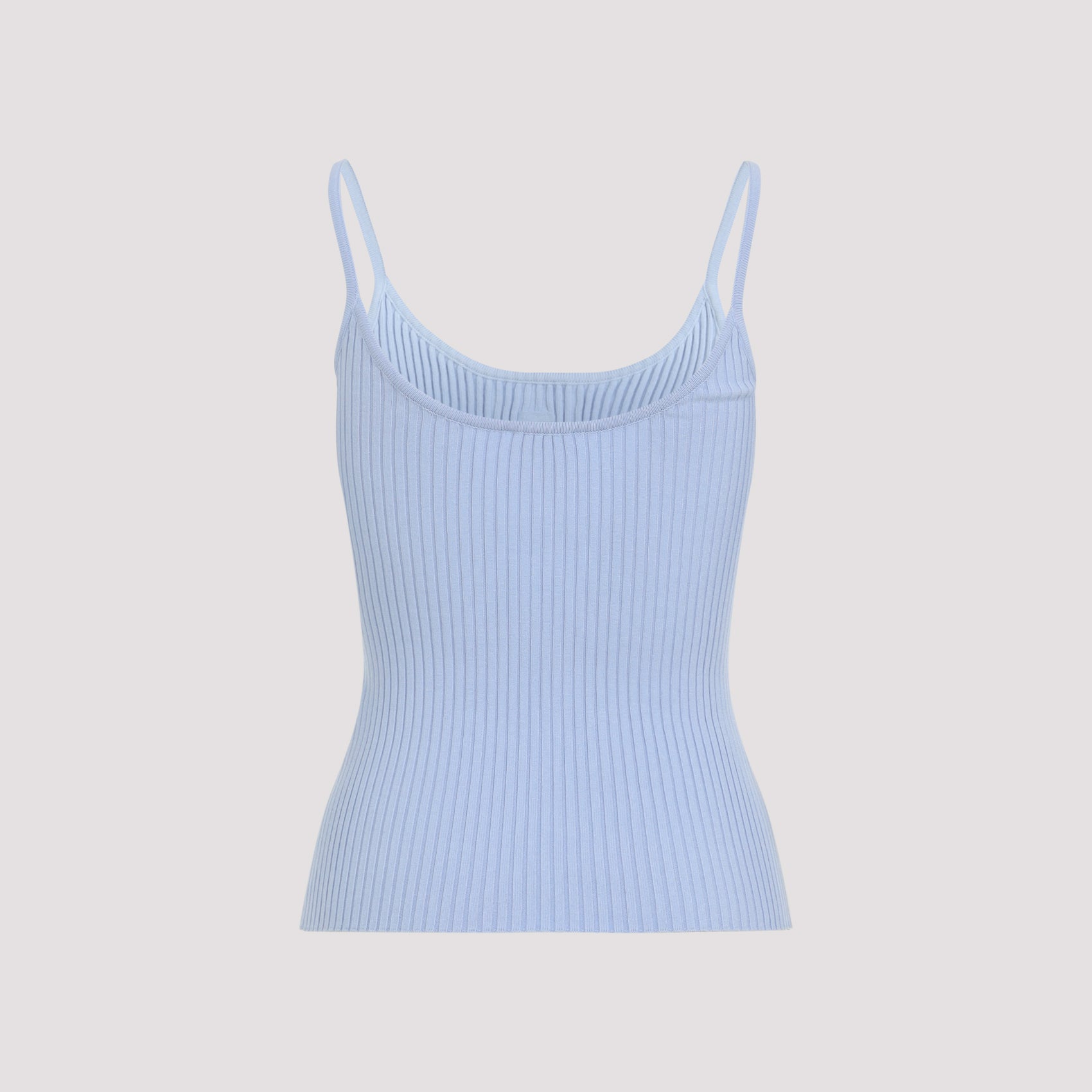 COURREGÈS Rib Knit Tank Top