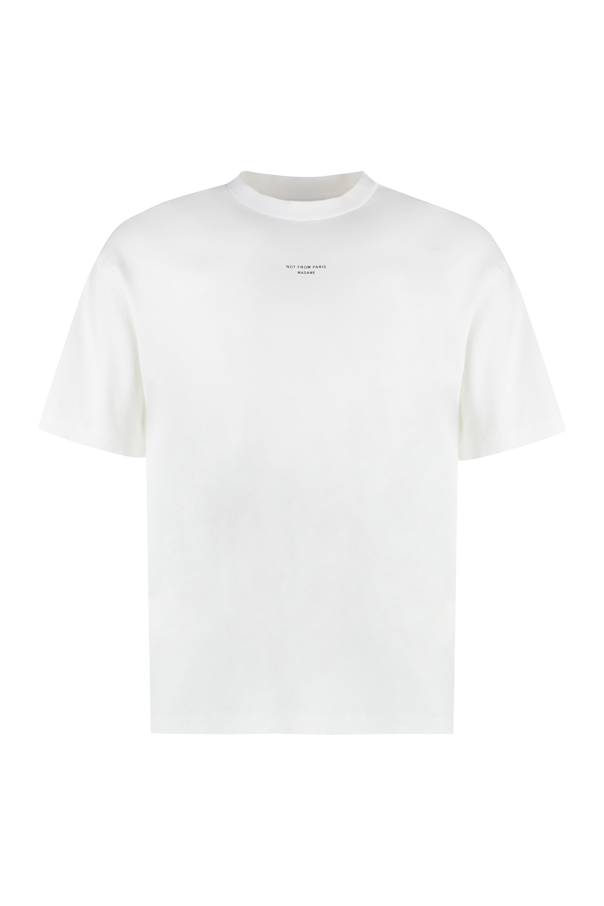 DRÔLE DE MONSIEUR Classic Cotton Crew-Neck T-Shirt for Men