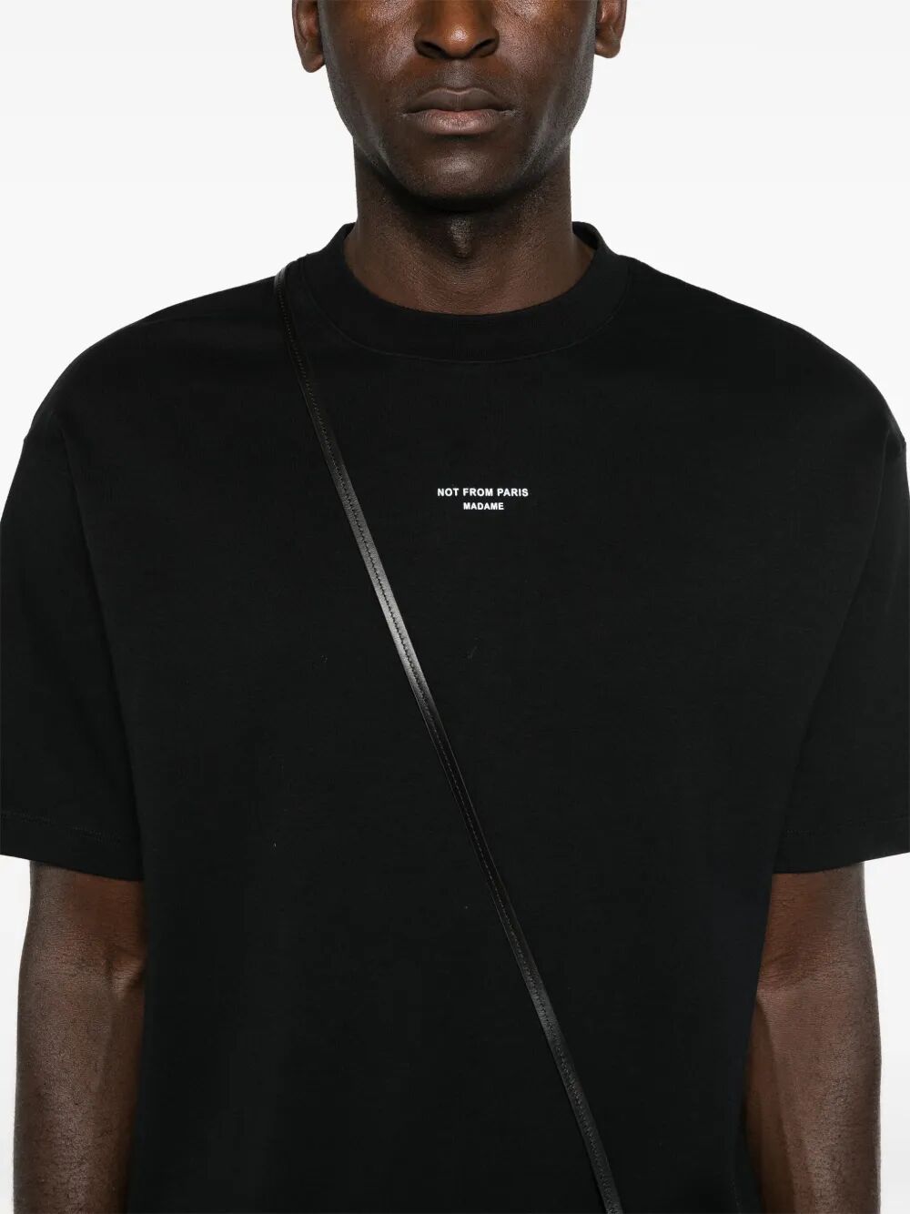 DRÔLE DE MONSIEUR Classic Slogan T-Shirt for Men - FW25