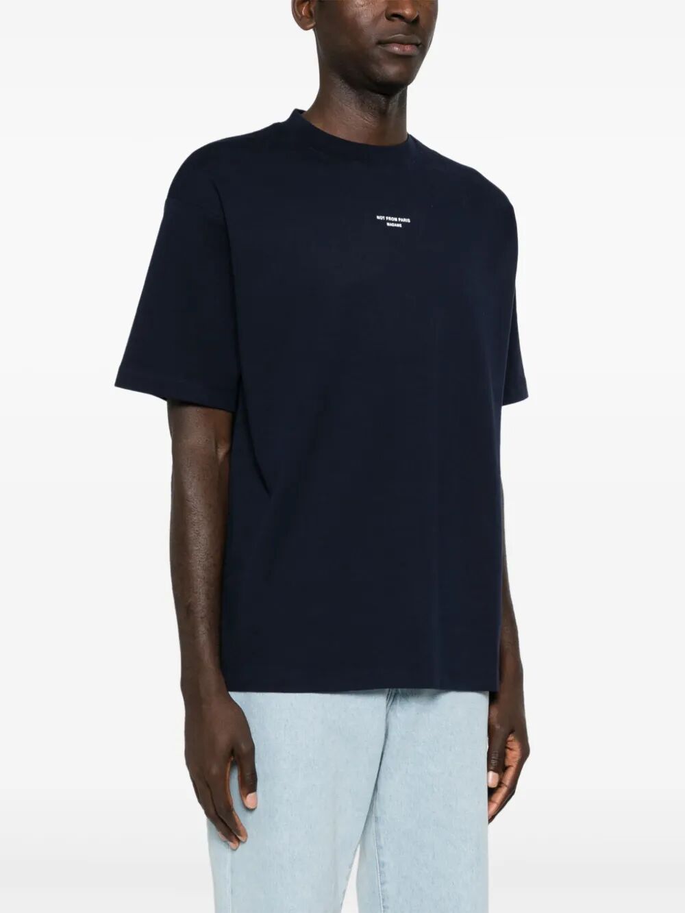 DRÔLE DE MONSIEUR Classic Slogan T-Shirt for Men