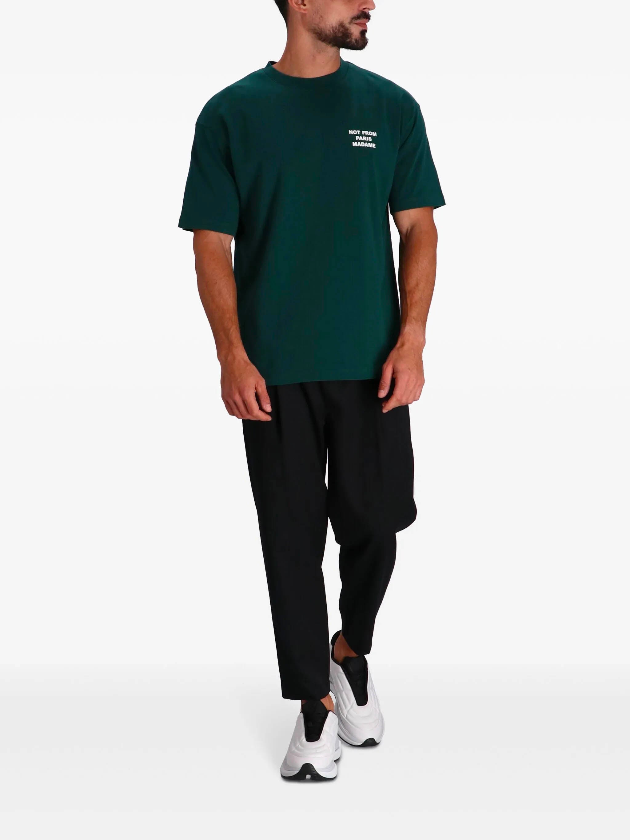 DRÔLE DE MONSIEUR Slogan T-Shirt - Men's Regular Fit Size M