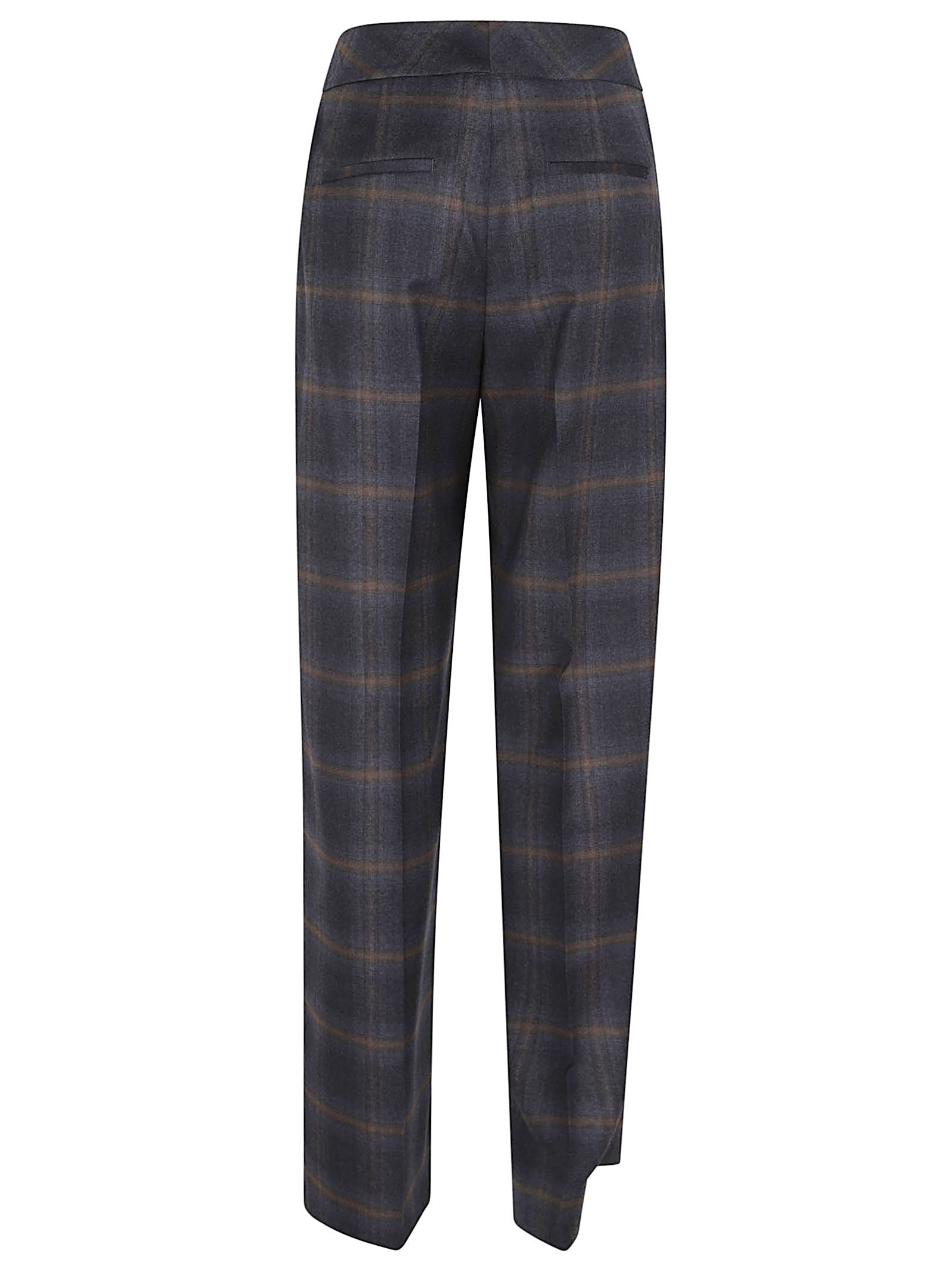 PESERICO Elegant Virgin Wool Blend Trousers for Women