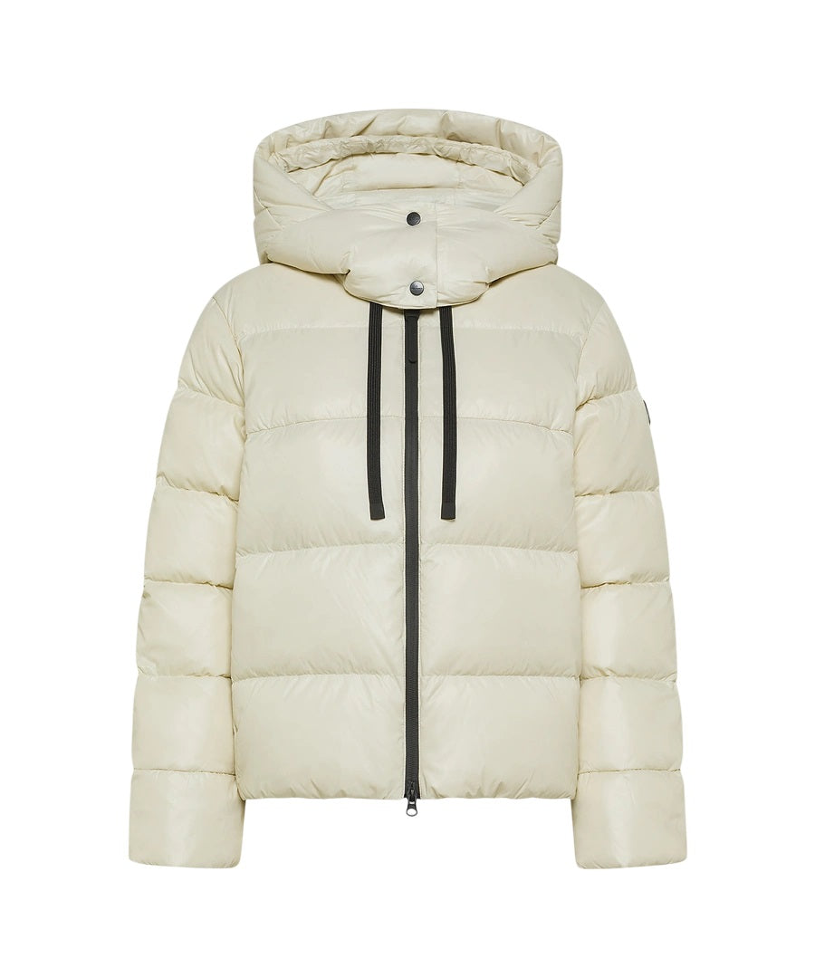 PEUTEREY Modern Puffer Jacket with Double Hood for Women