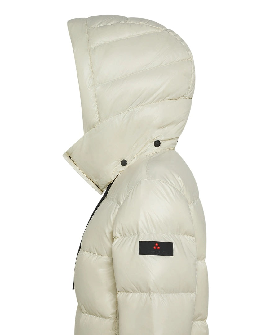 PEUTEREY Modern Puffer Jacket with Double Hood for Women