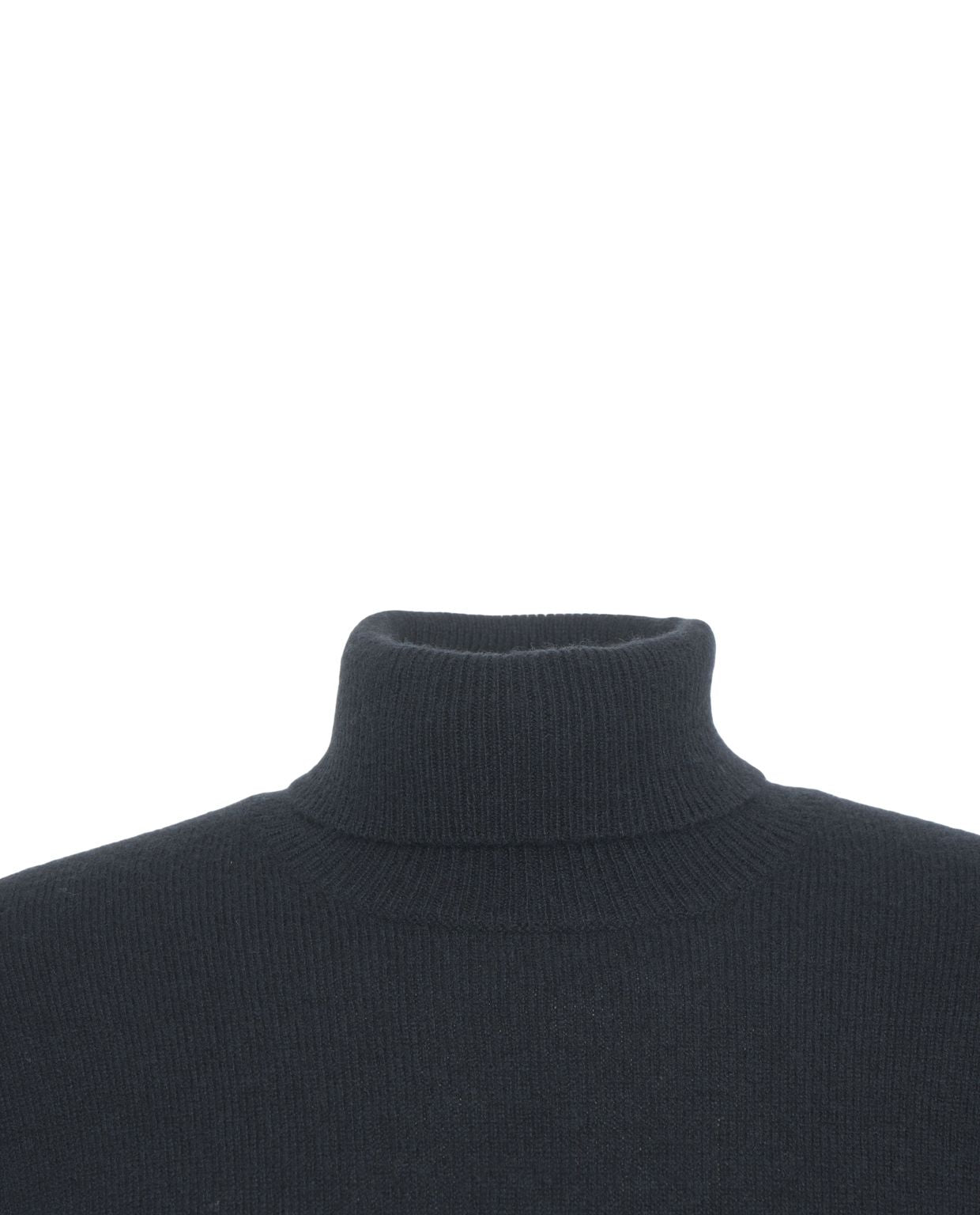 PEUTEREY Timeless Turtleneck Sweater with Logo Detail