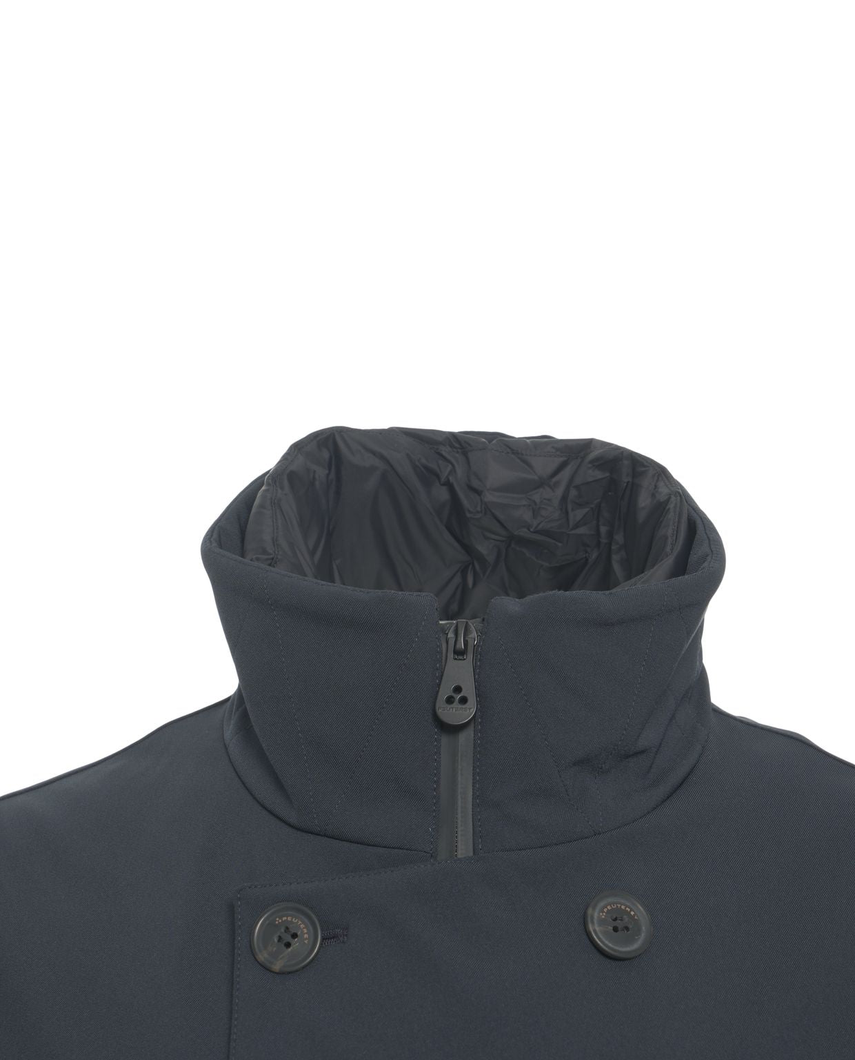 PEUTEREY Double-Breasted High Collar Jacket