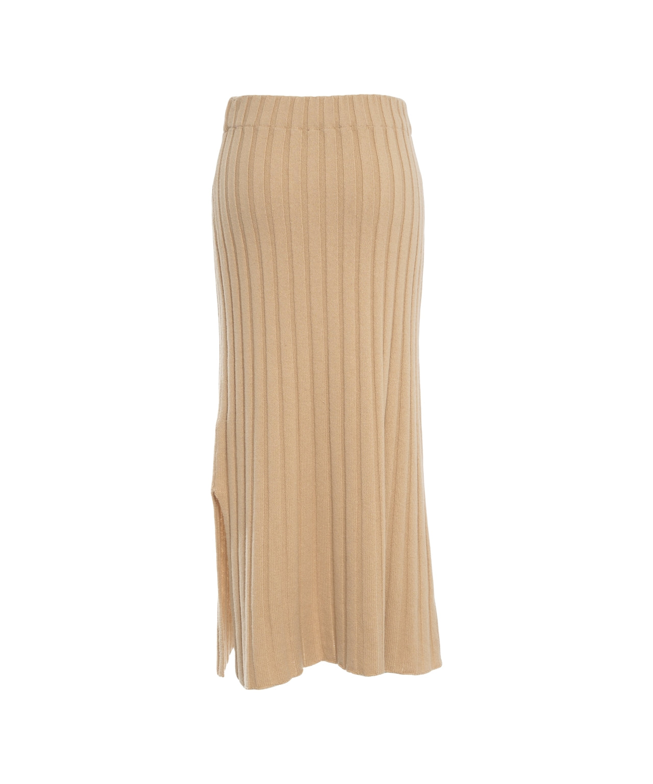 PEUTEREY Chic Midi Skirt in Cozy Wool