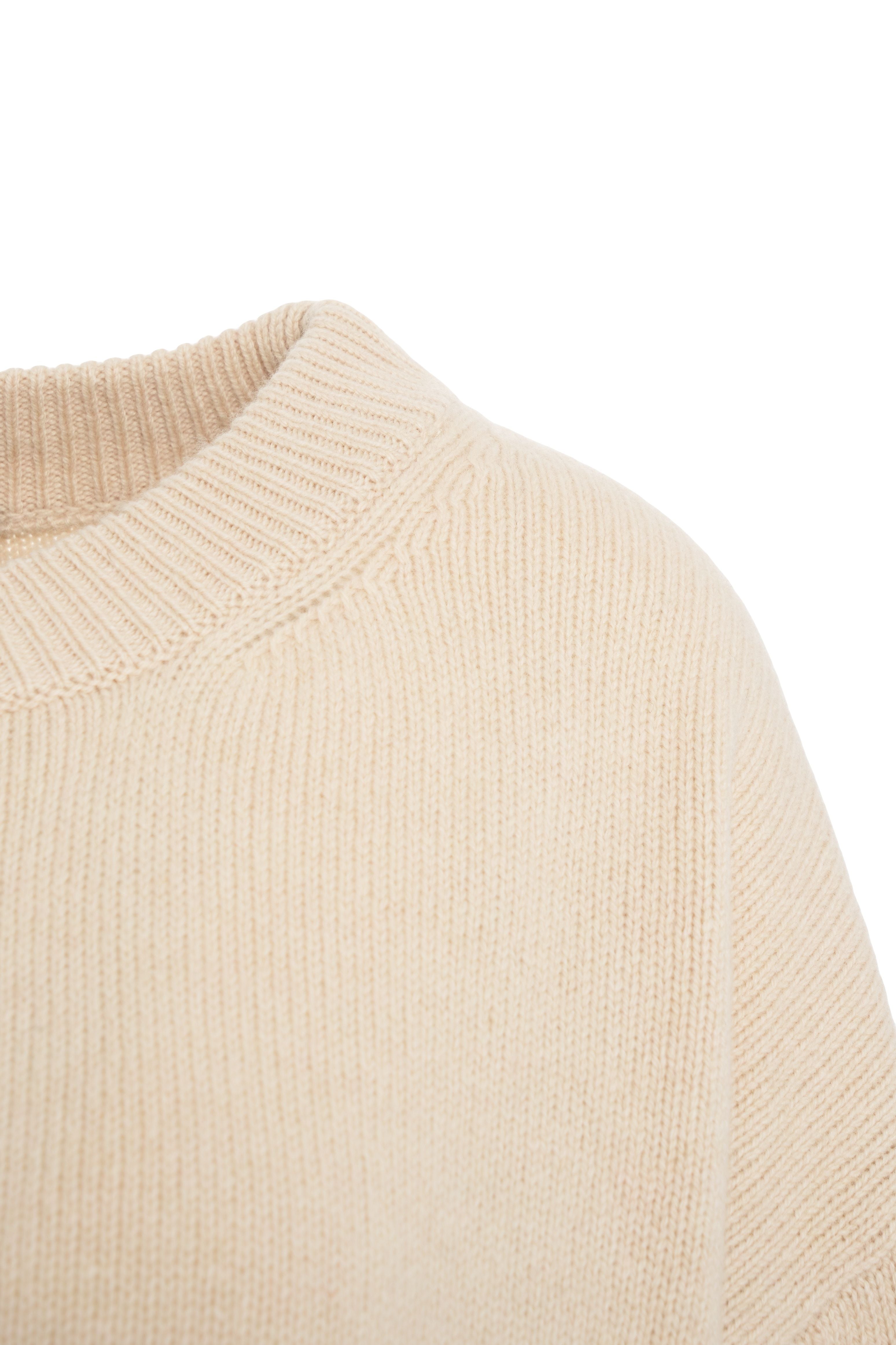 PEUTEREY Costance Loose Fit Wool Sweater for Women - FW25