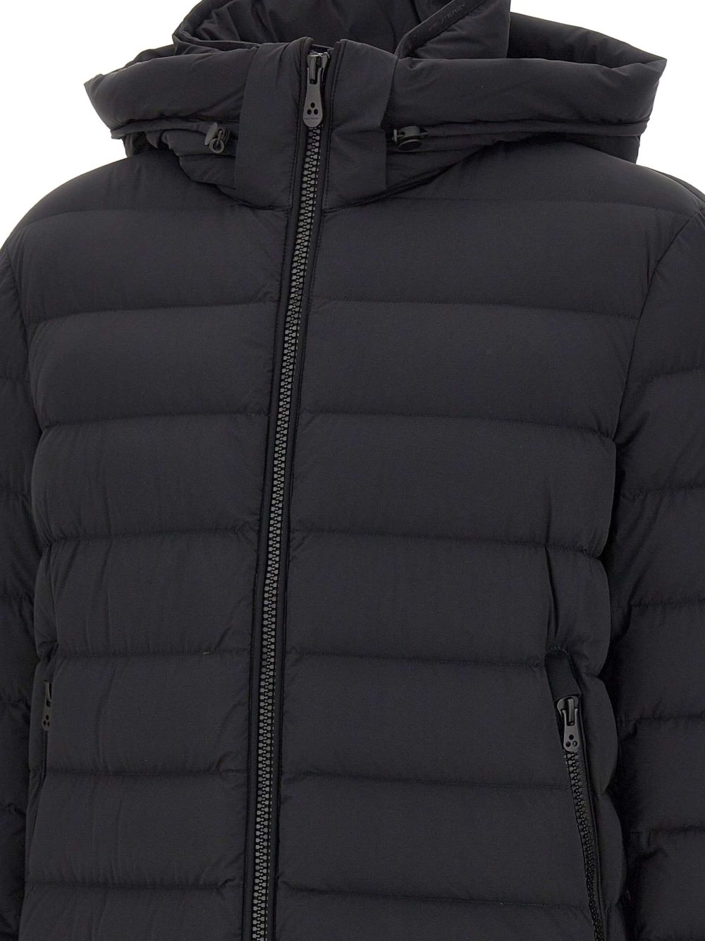PEUTEREY Men's Short Down Jacket with Detachable Hood