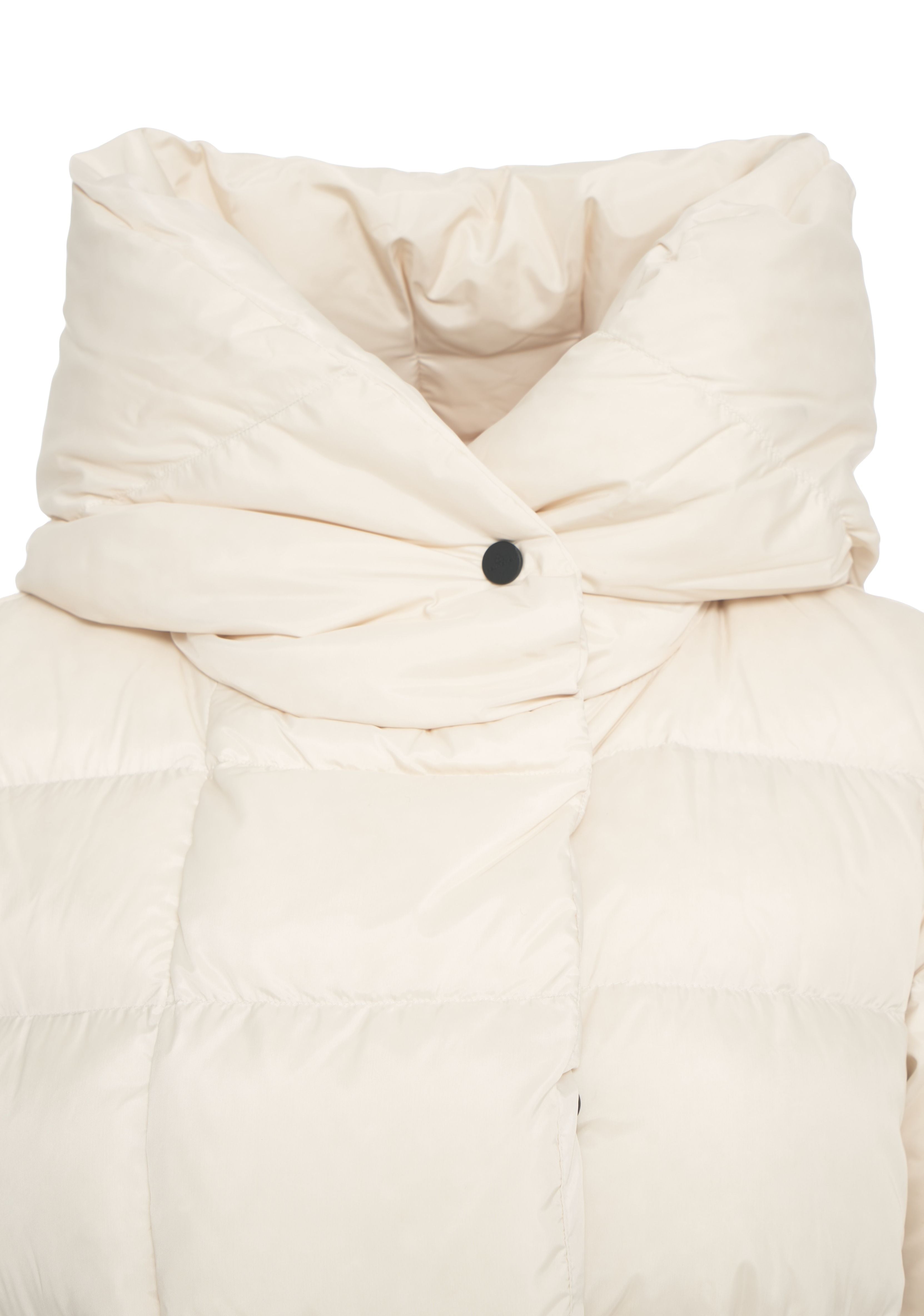 PEUTEREY Modern Quilted Down Jacket with High Collar