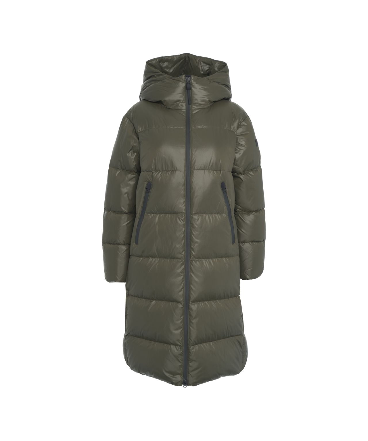 PEUTEREY Long Lightweight Quilted Down Jacket for Women