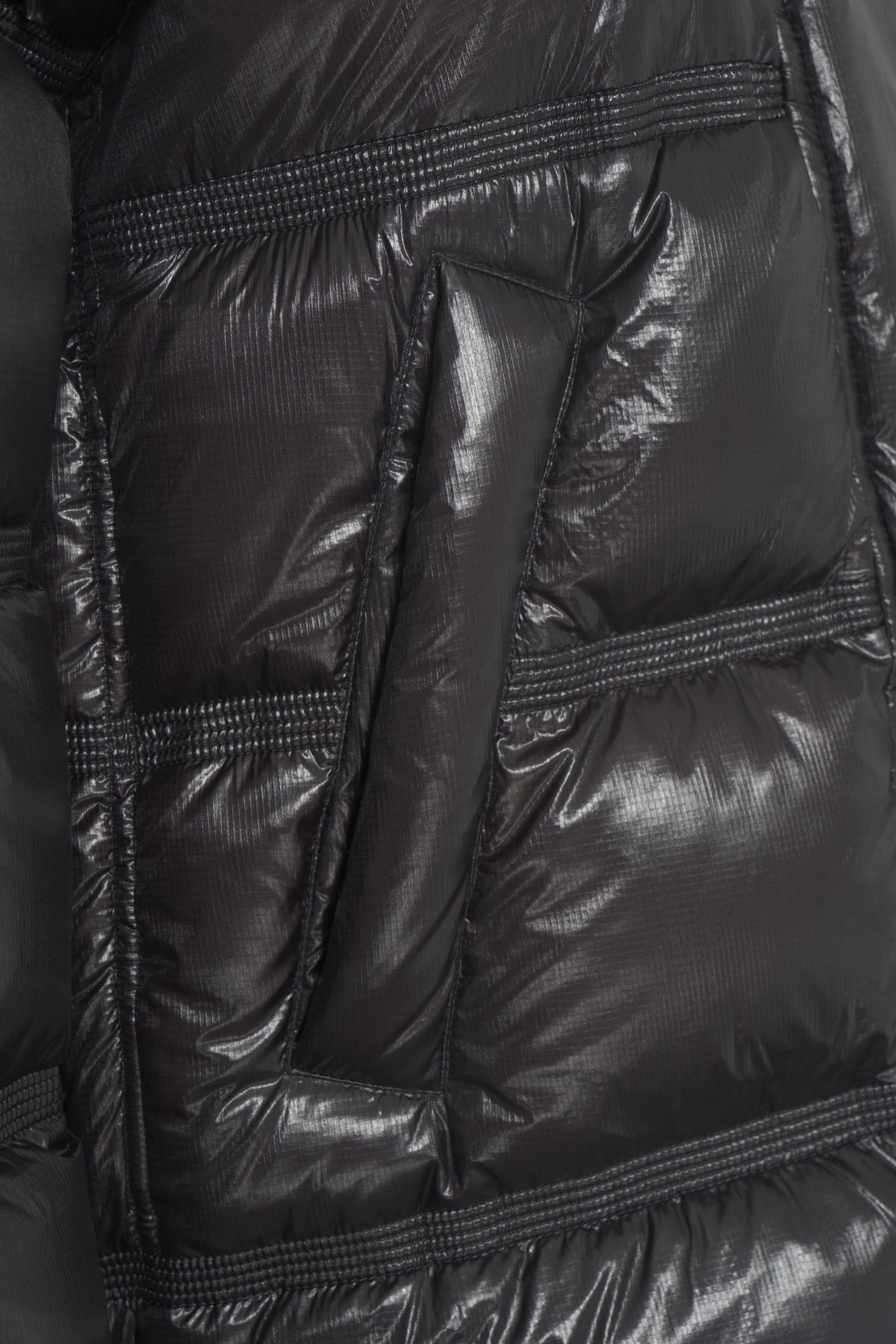 PEUTEREY Mini Puffer Jacket with Removable Fur Hood