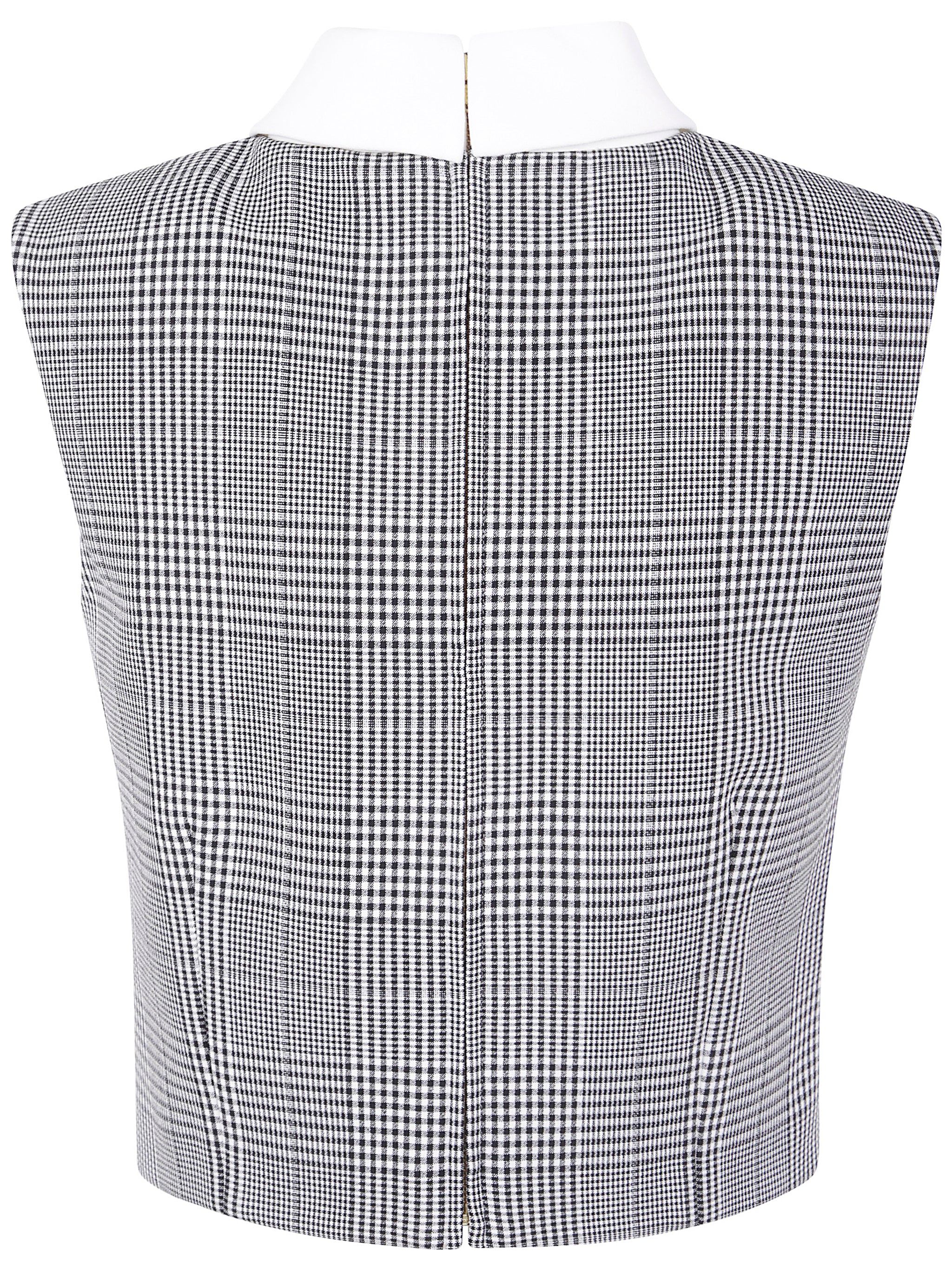 SELF-PORTRAIT Prince of Wales Check Top - Women’s FW25