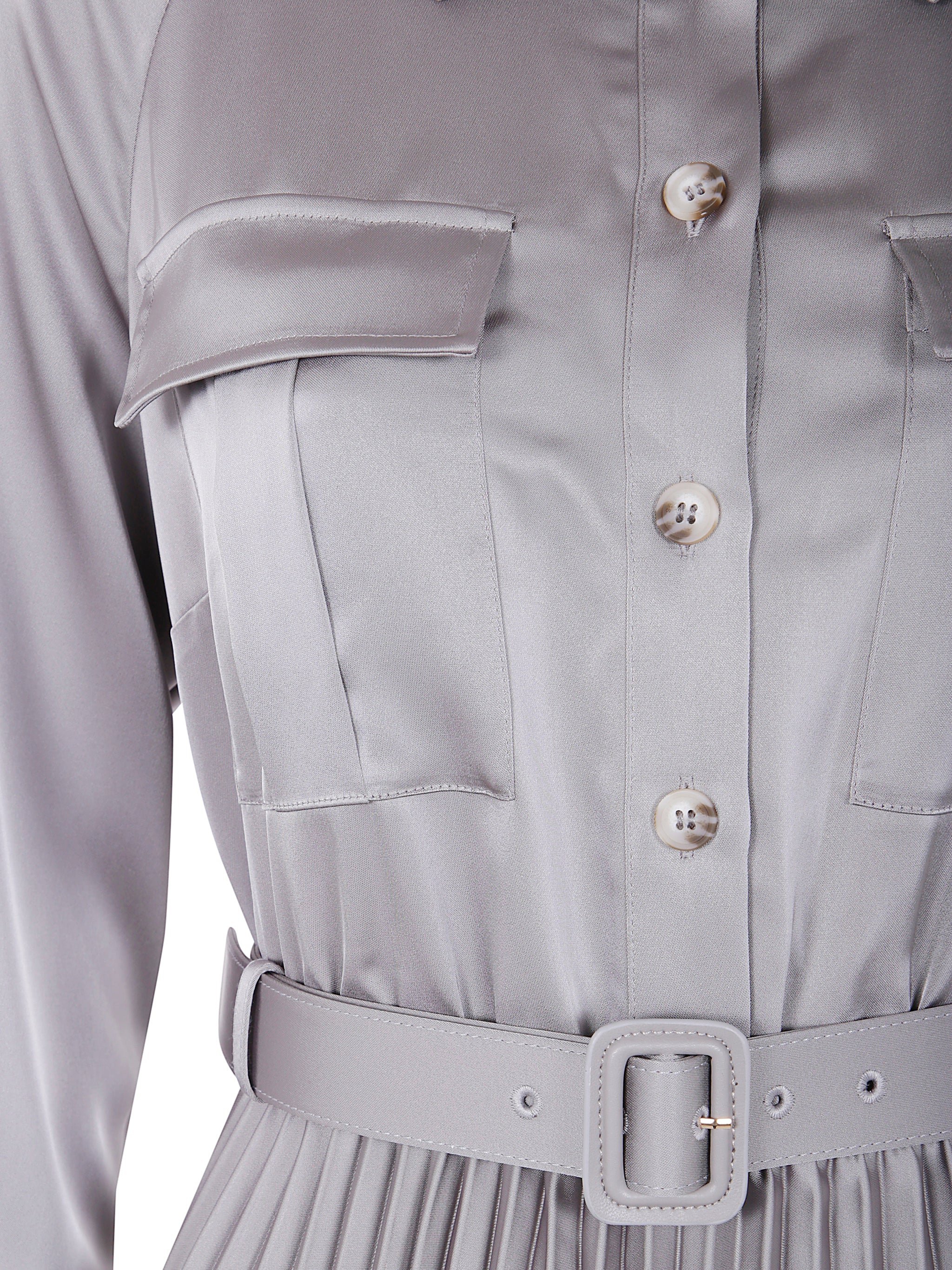 SELF-PORTRAIT Pleated Maxi Dress for Women - FW25 Collection