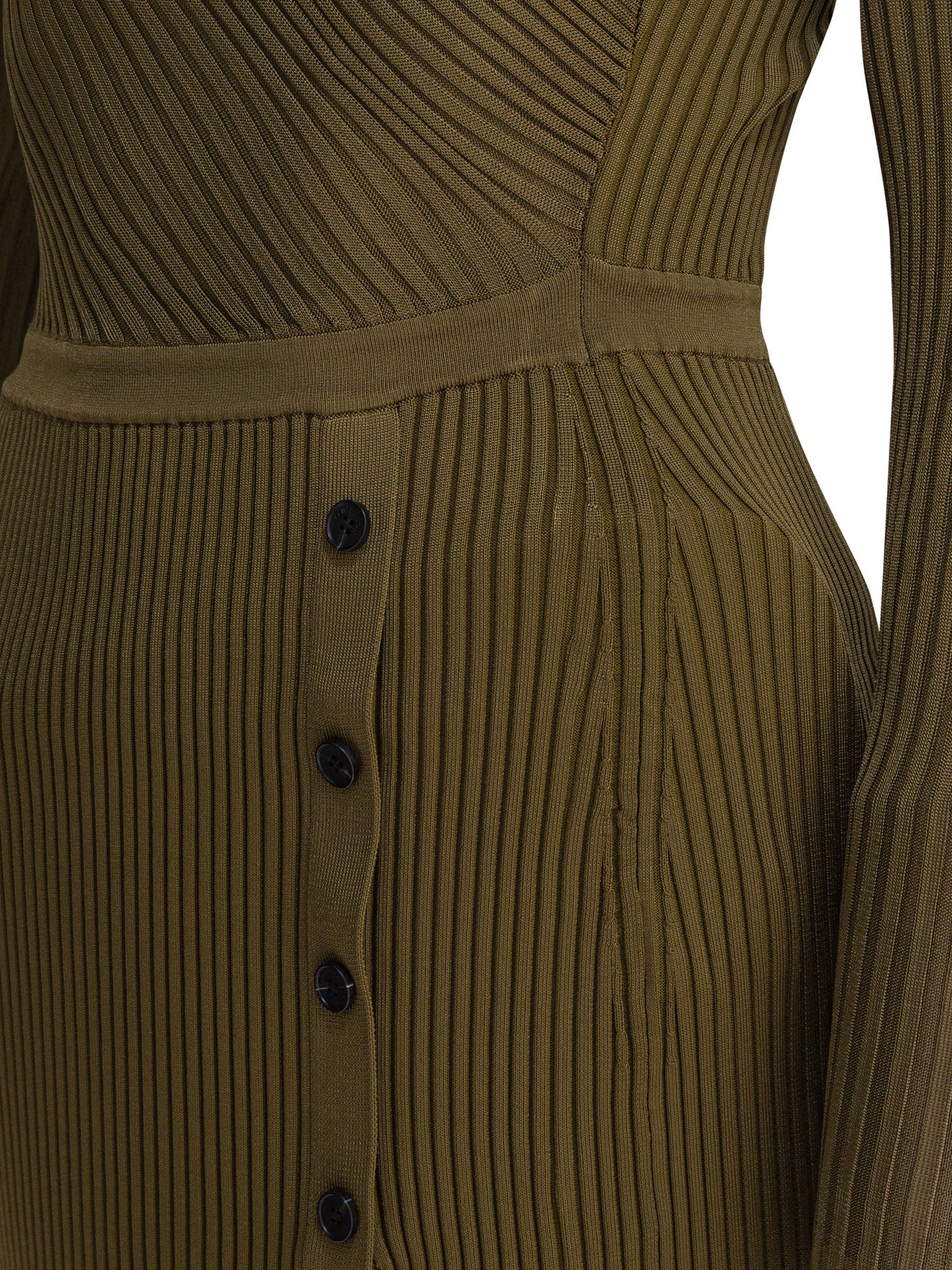 SELF-PORTRAIT Cut Out Rib Knit Mini Dress